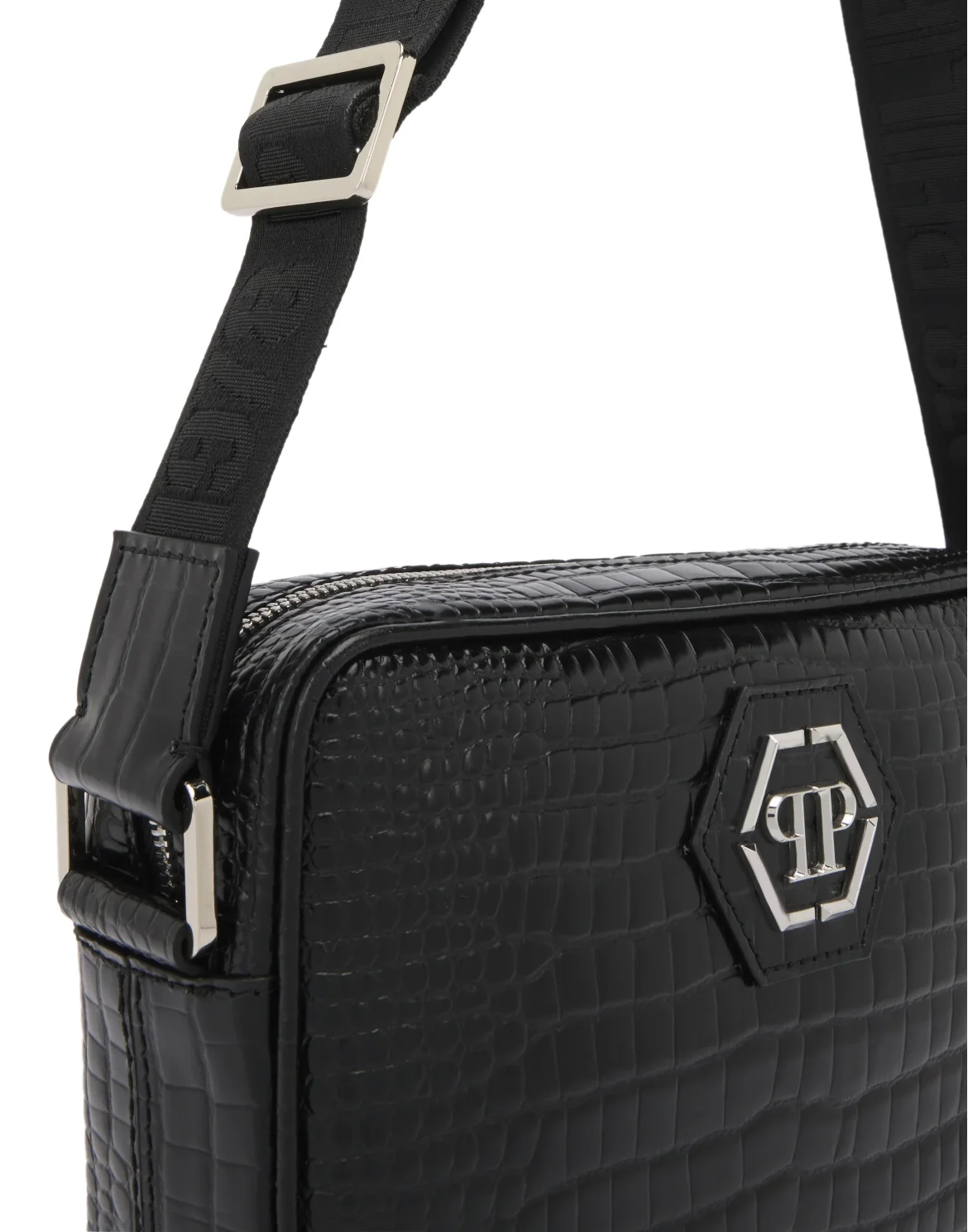 Leather Small Crossbody Bag Cocco, цвет: Черный