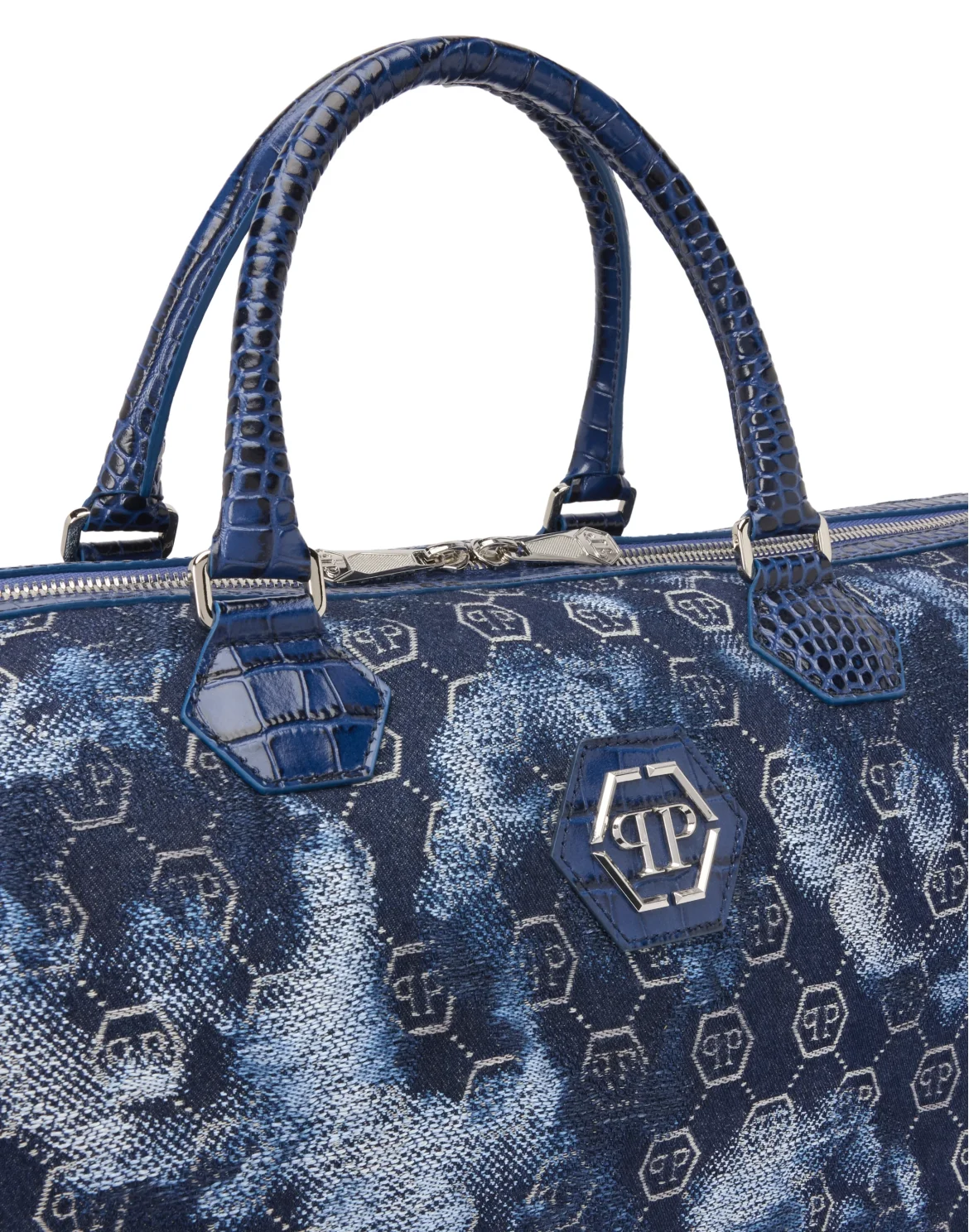 Travel Bag Jacquard Monogram, цвет: Синий