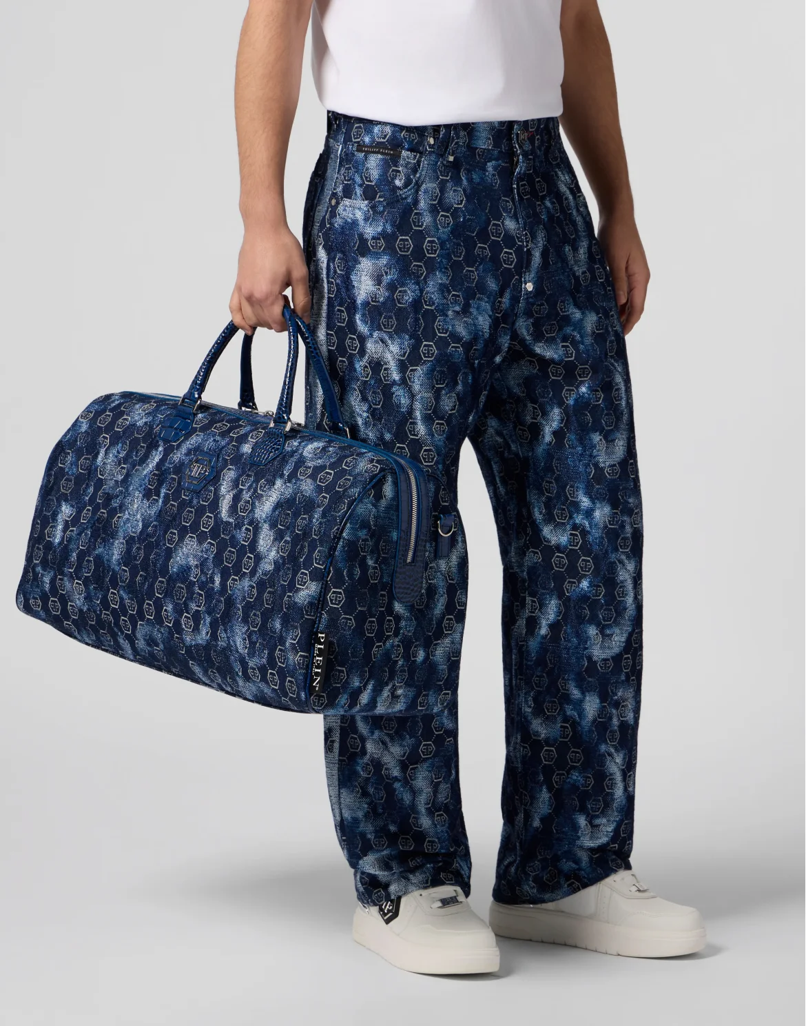Travel Bag Jacquard Monogram, цвет: Синий