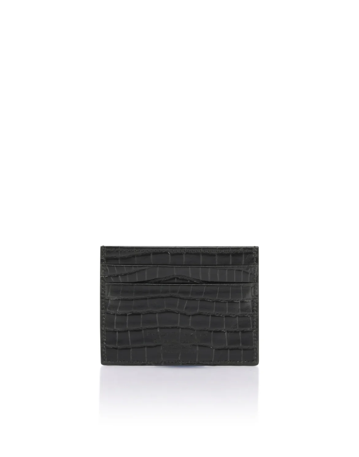 Leather Card Holder Cocco, цвет: Черный