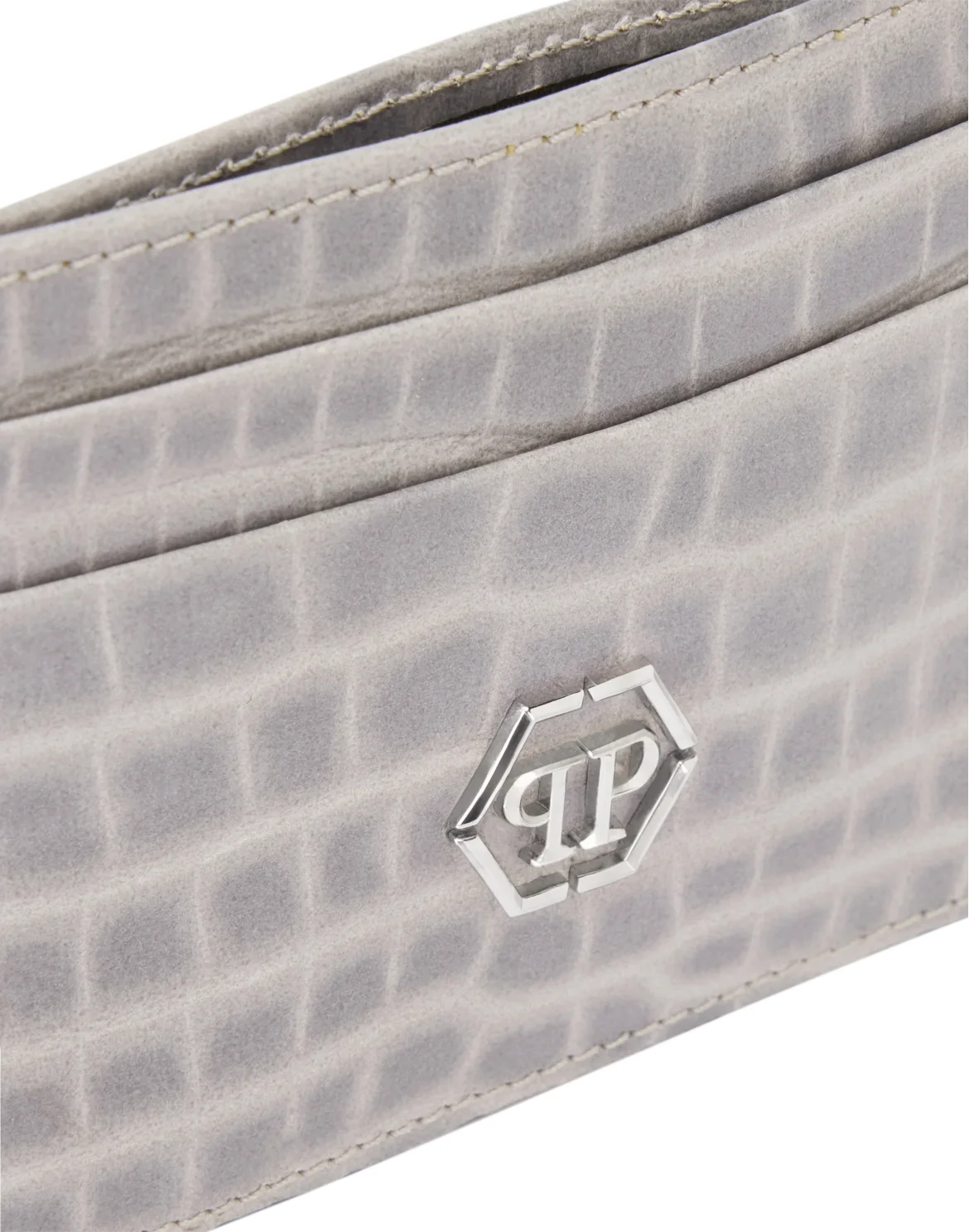 Leather Card Holder Cocco, цвет: Серый