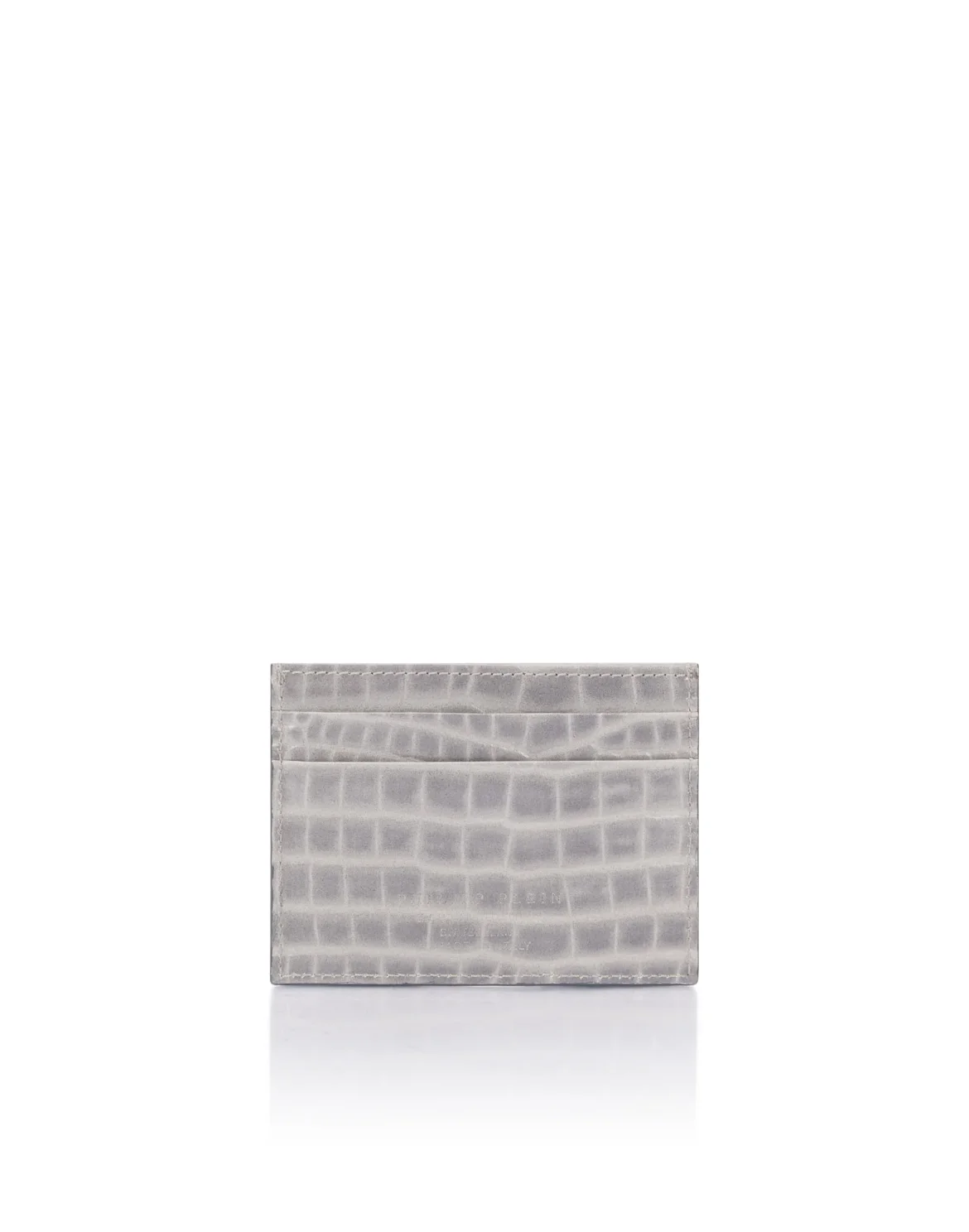 Leather Card Holder Cocco, цвет: Серый