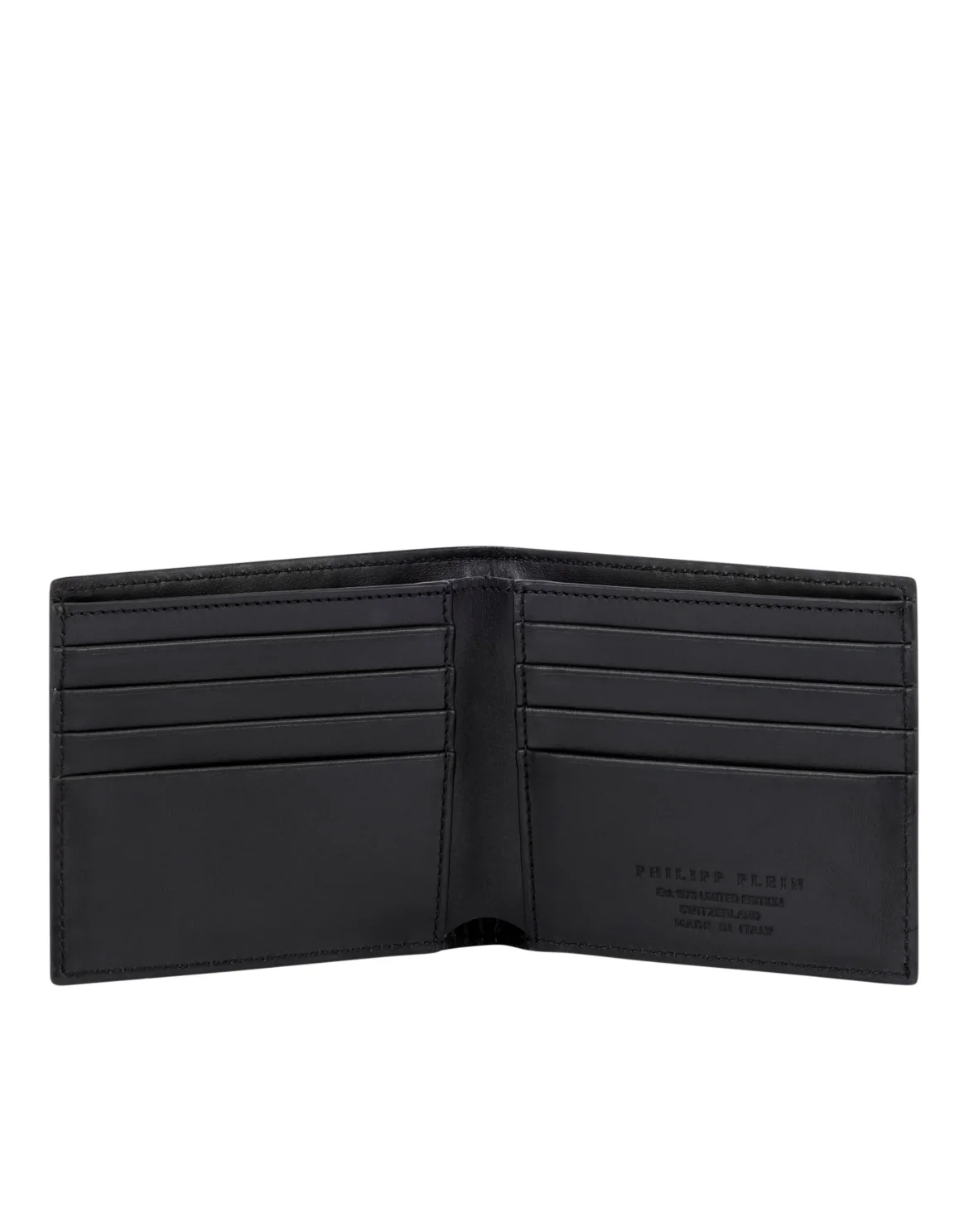 Leather French Wallet Cocco, цвет: Черный