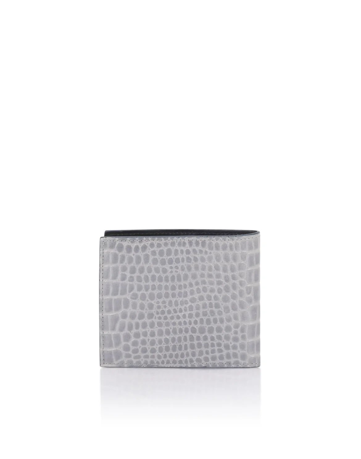 Leather French Wallet Cocco, цвет: Серый