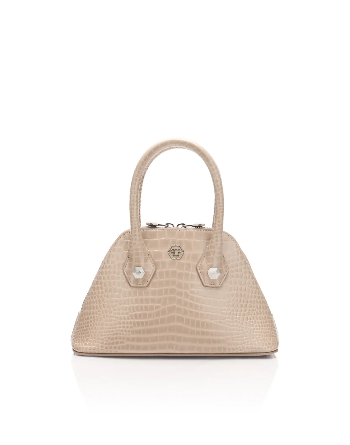 Small Handle Bag Cocco, цвет: Бежевый