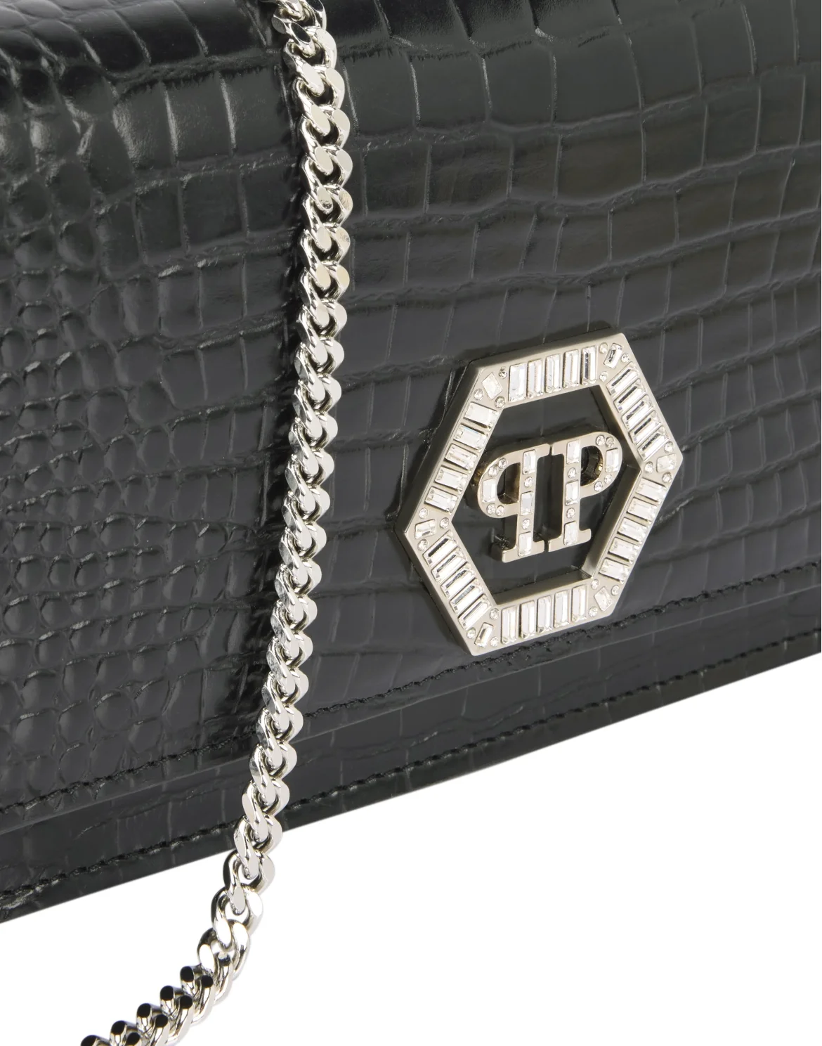 Clutch Bag Cocco Hexagon, цвет: Черный