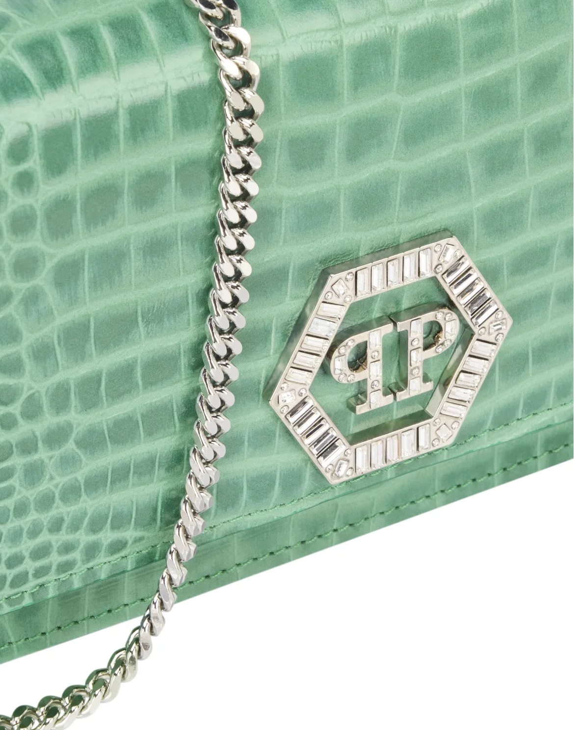 Clutch Bag Cocco Hexagon, цвет: Зеленый