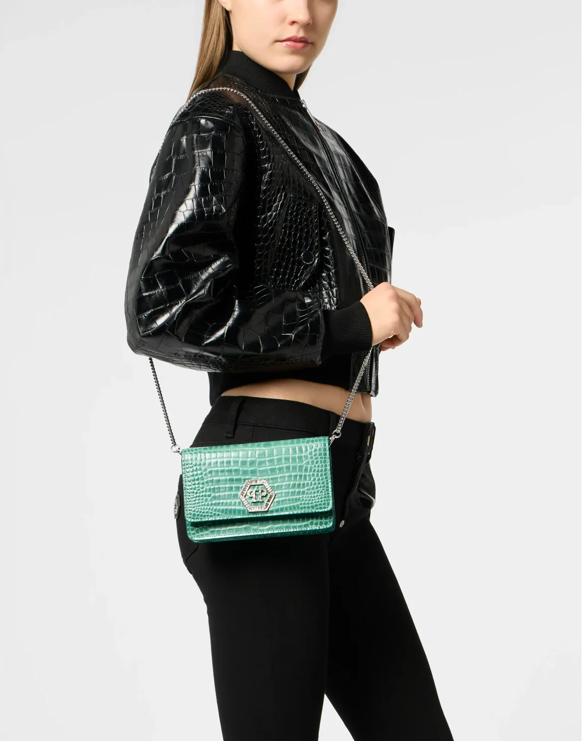 Clutch Bag Cocco Hexagon, цвет: Зеленый