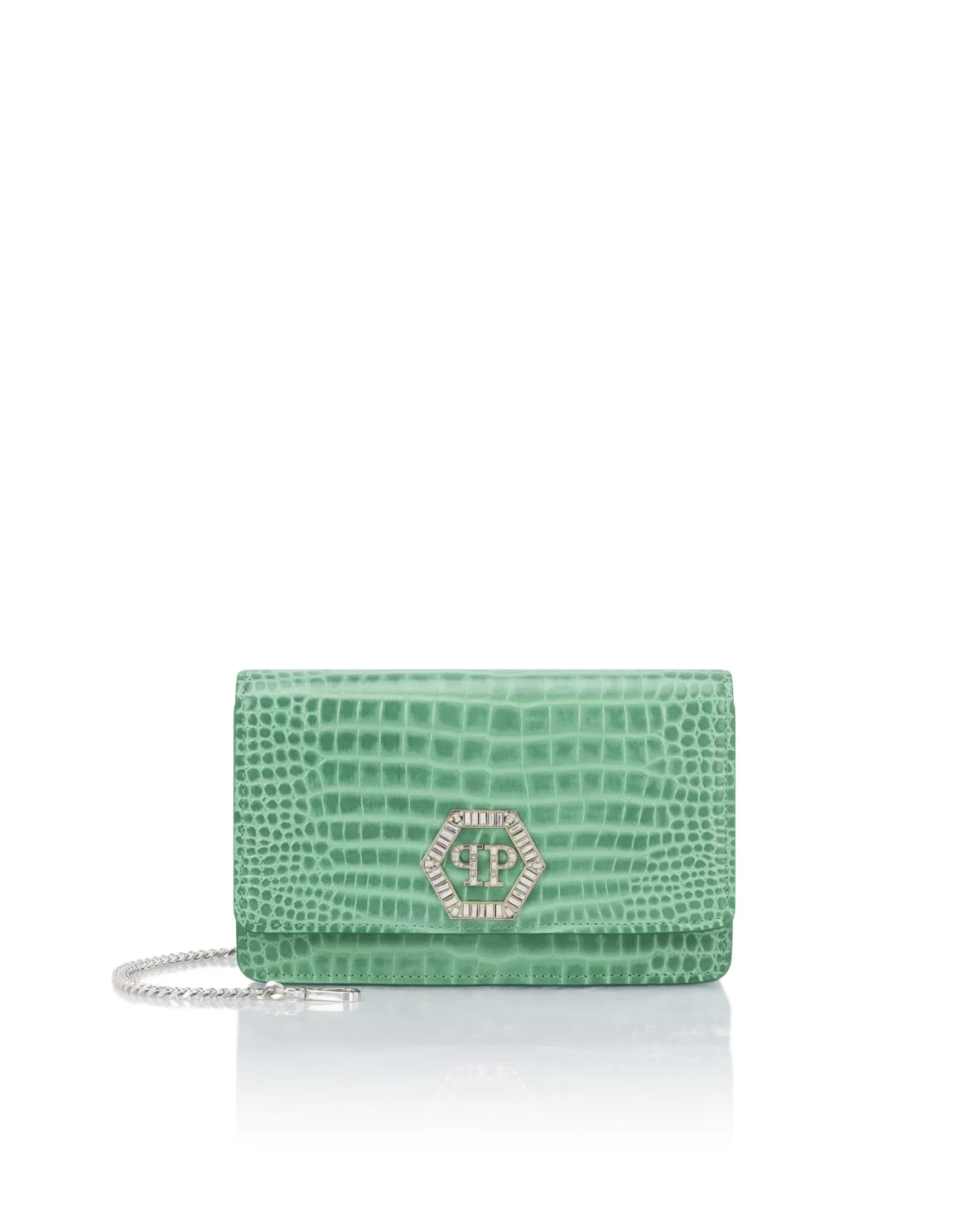 Clutch Bag Cocco Hexagon, цвет: Зеленый