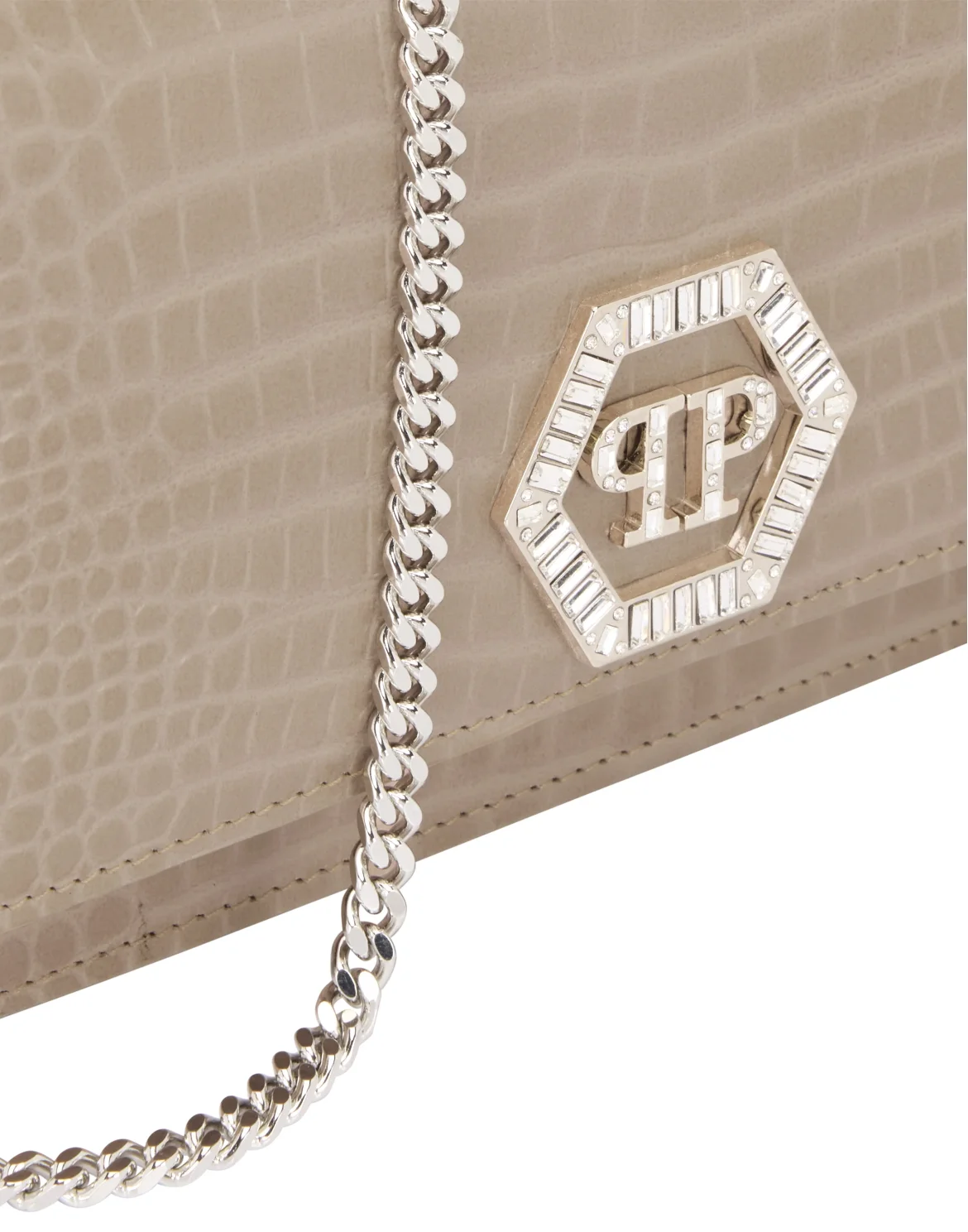 Clutch Bag Cocco Hexagon, цвет: Бежевый