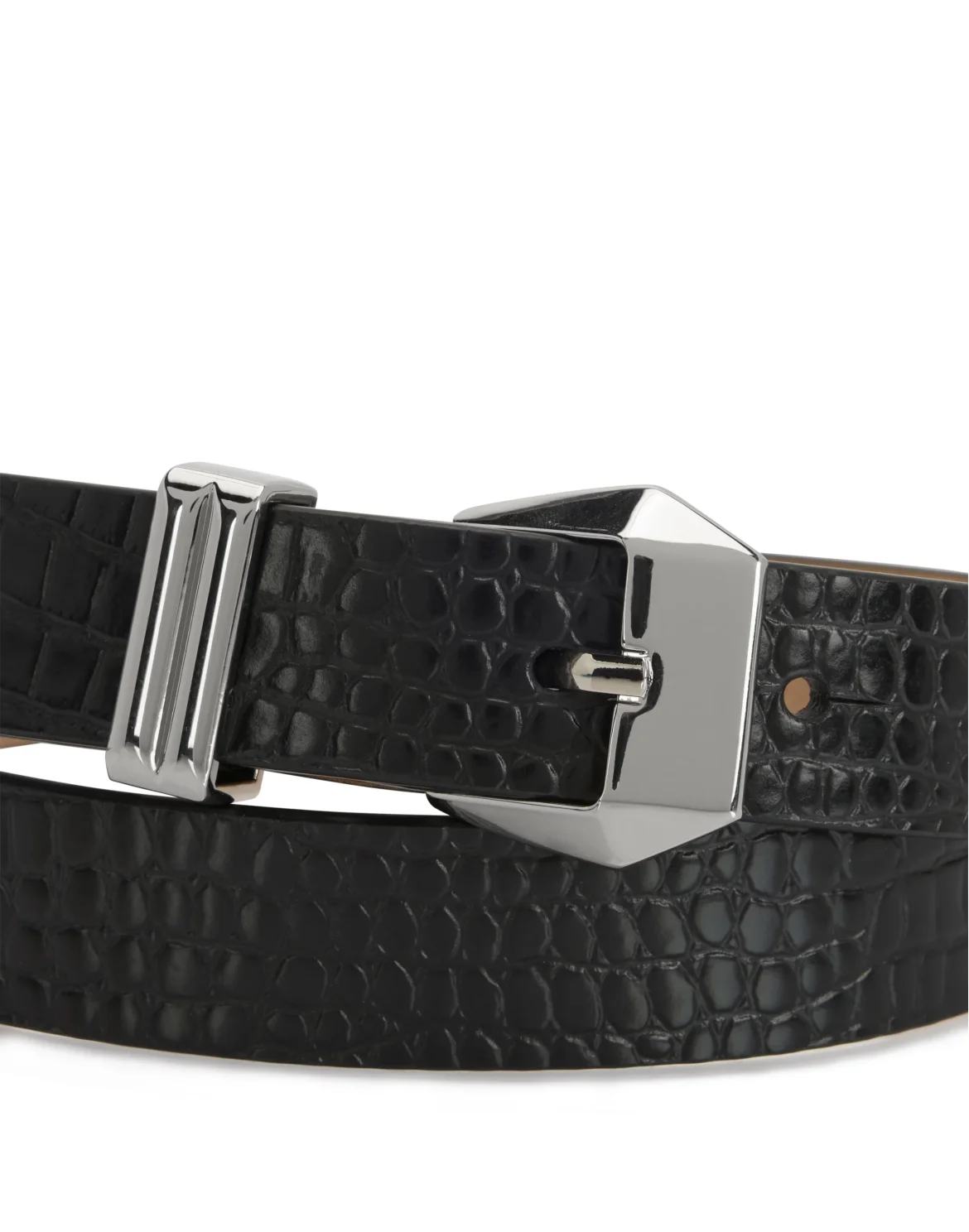 Leather Belt Cocco, цвет: Черный