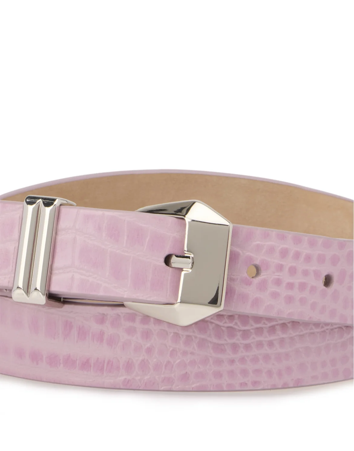 Leather Belt Cocco, цвет: Розовый