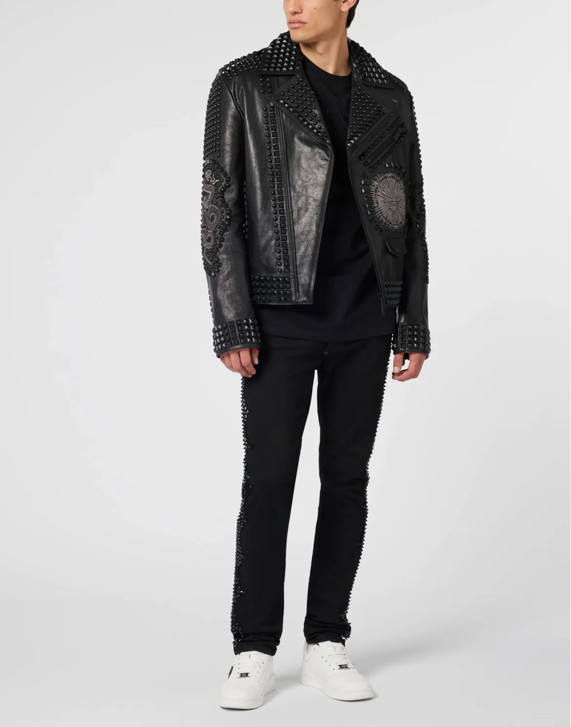 Super Straight Cut Jeans Studs, цвет: Черный