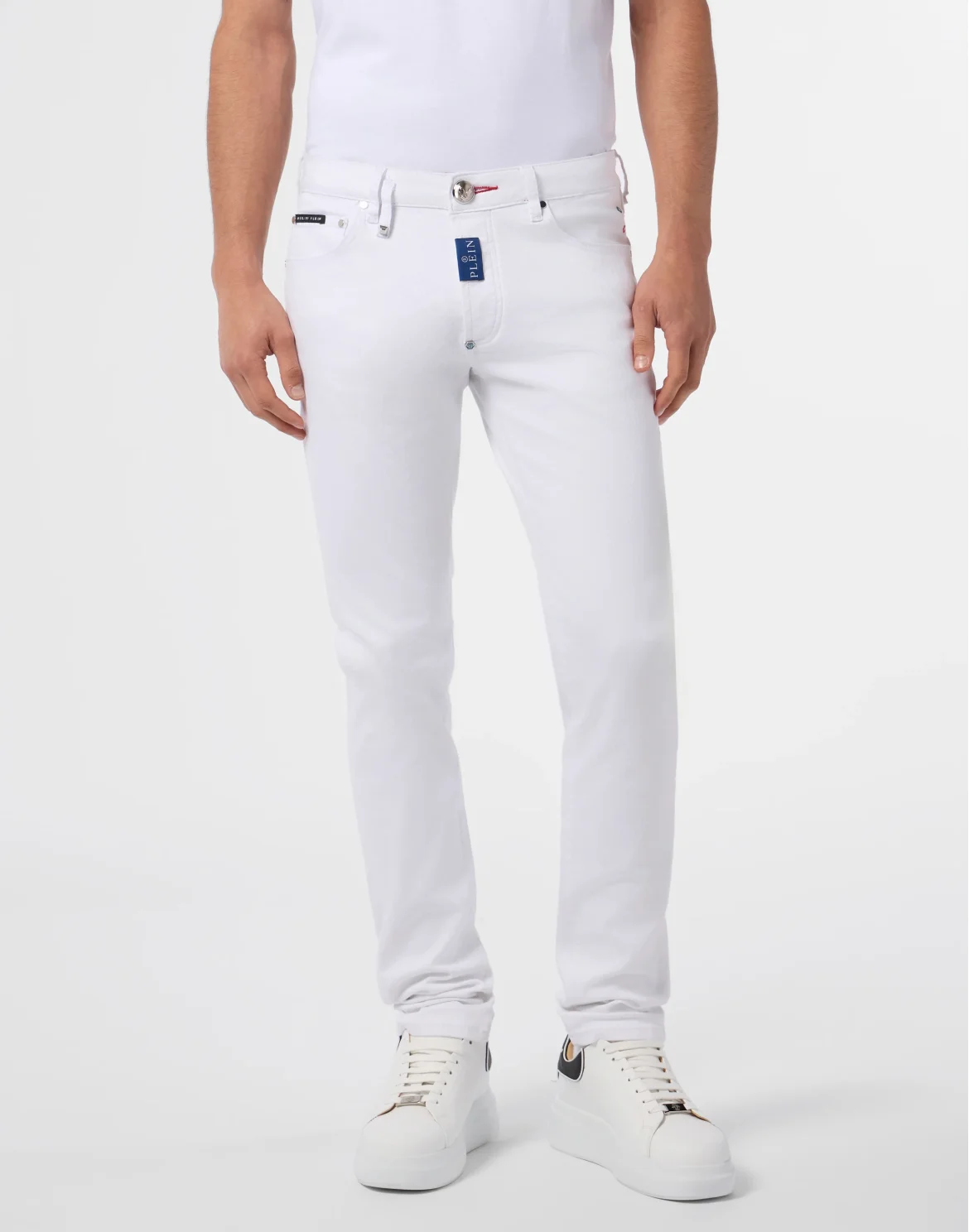 Super Straight Cut Jeans Basic, цвет: Белый