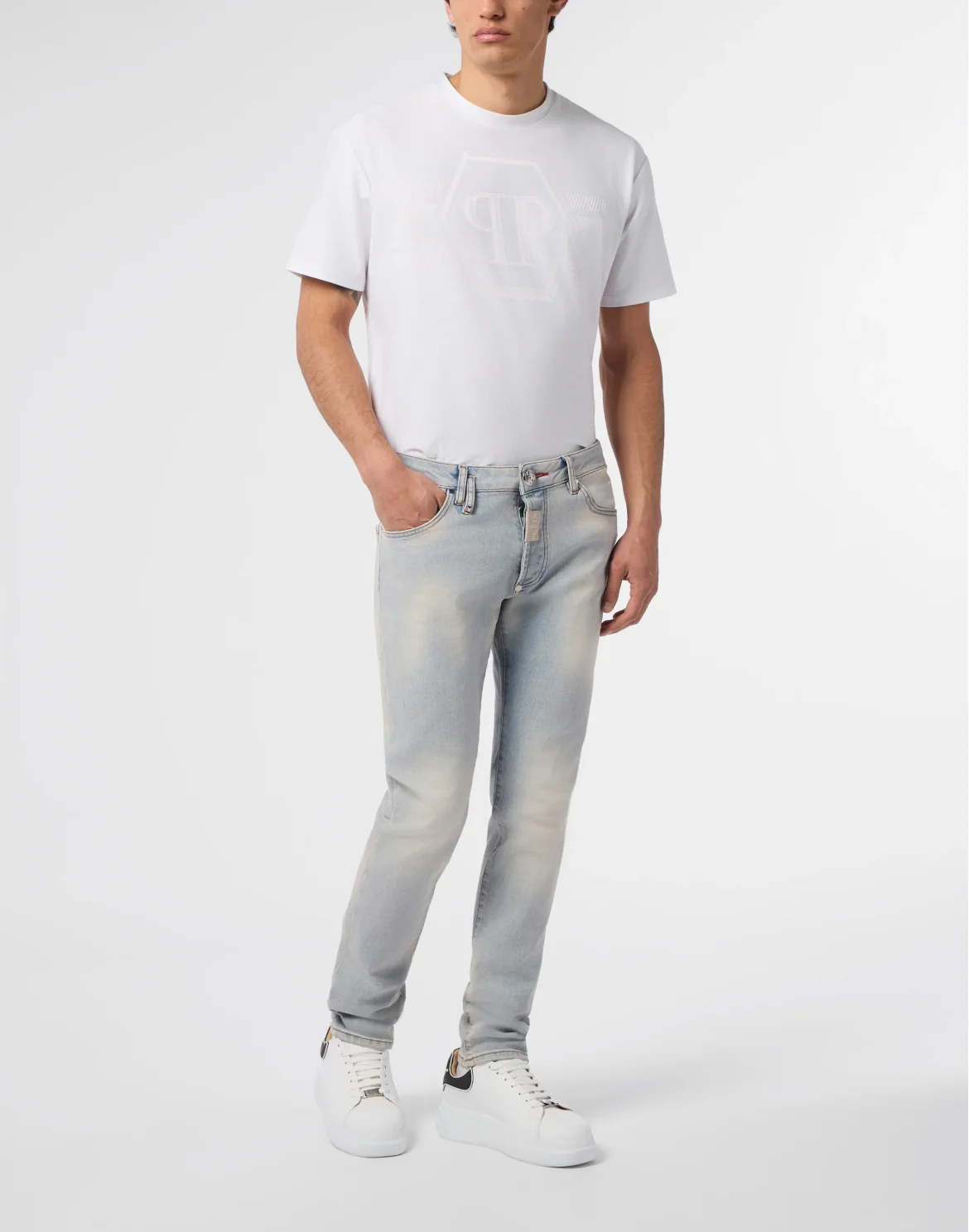 Super Straight Cut Jeans Basic, цвет: Голубой