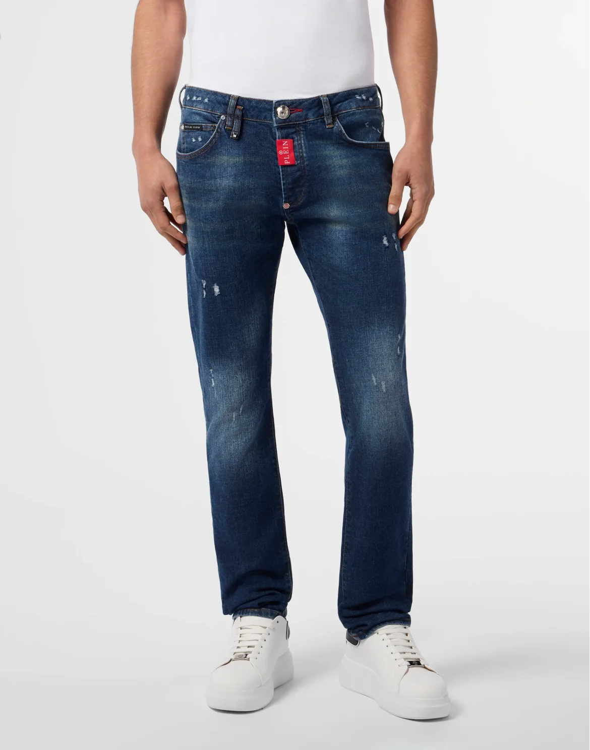 Super Straight Cut Jeans Basic, цвет: Темно-синий деним