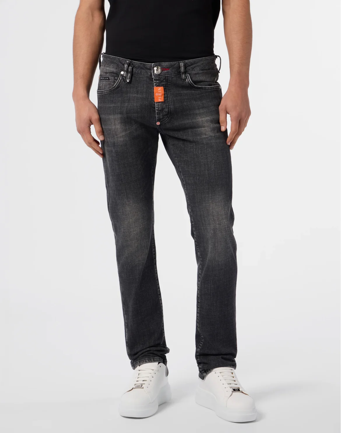 Super Straight Cut Jeans Basic, цвет: Серый