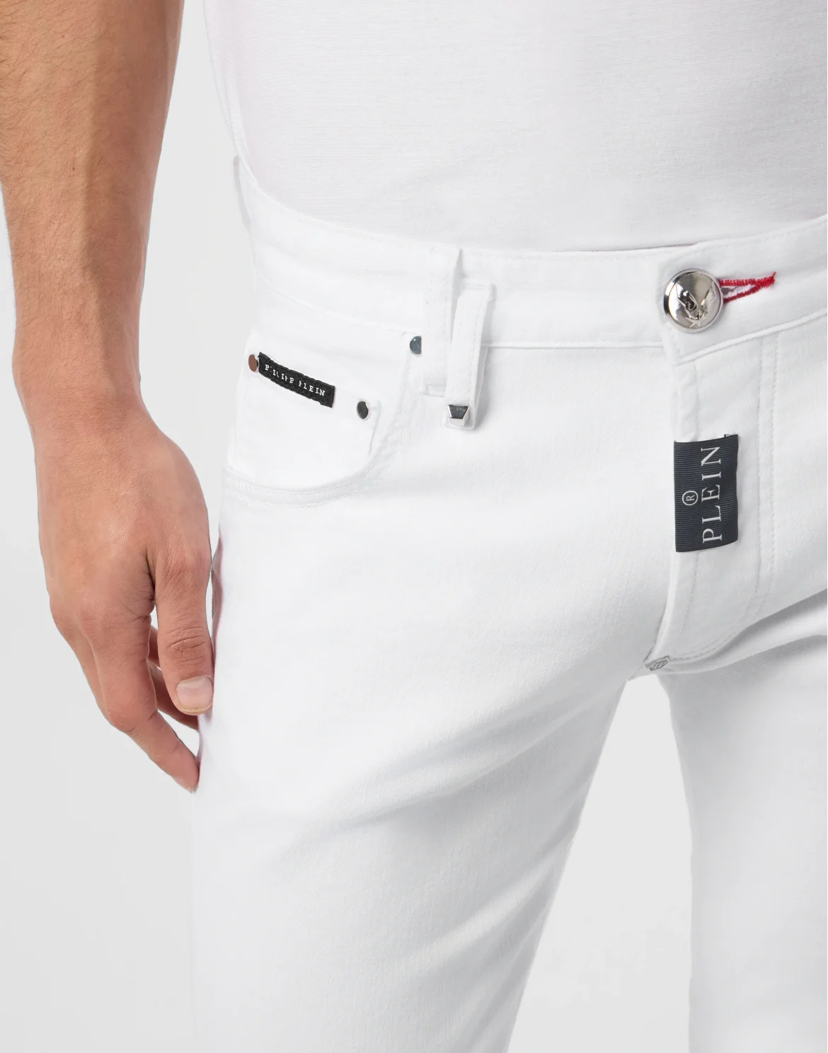 Skinny Fit Jeans Basic, цвет: Белый