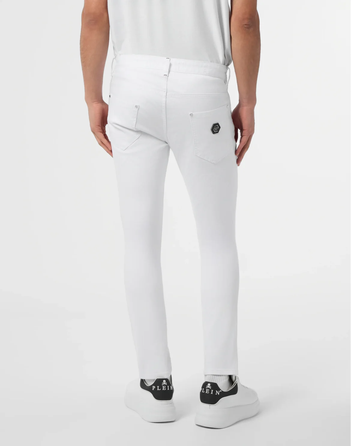 Skinny Fit Jeans Basic, цвет: Белый