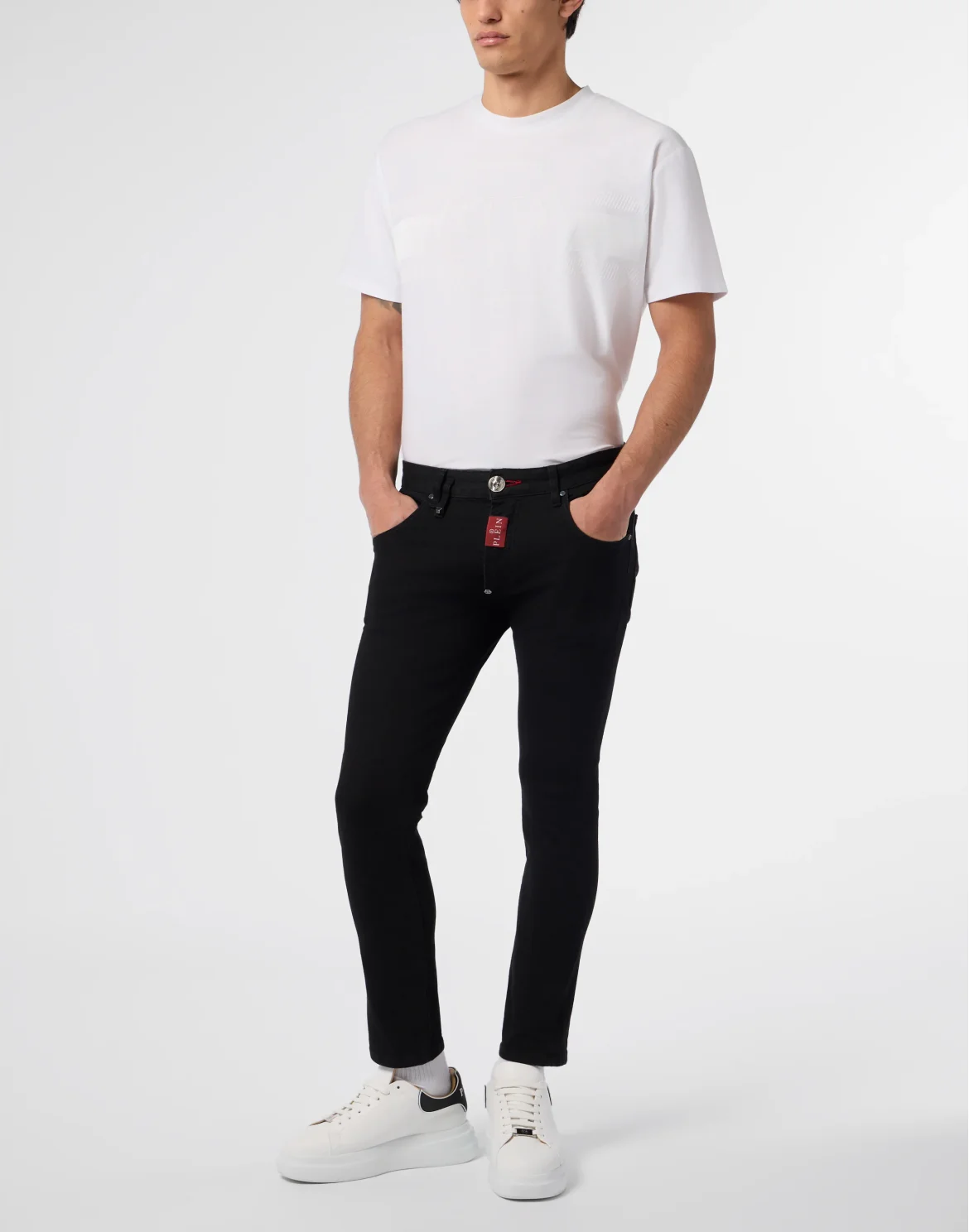 Skinny Fit Jeans Basic, цвет: Черный