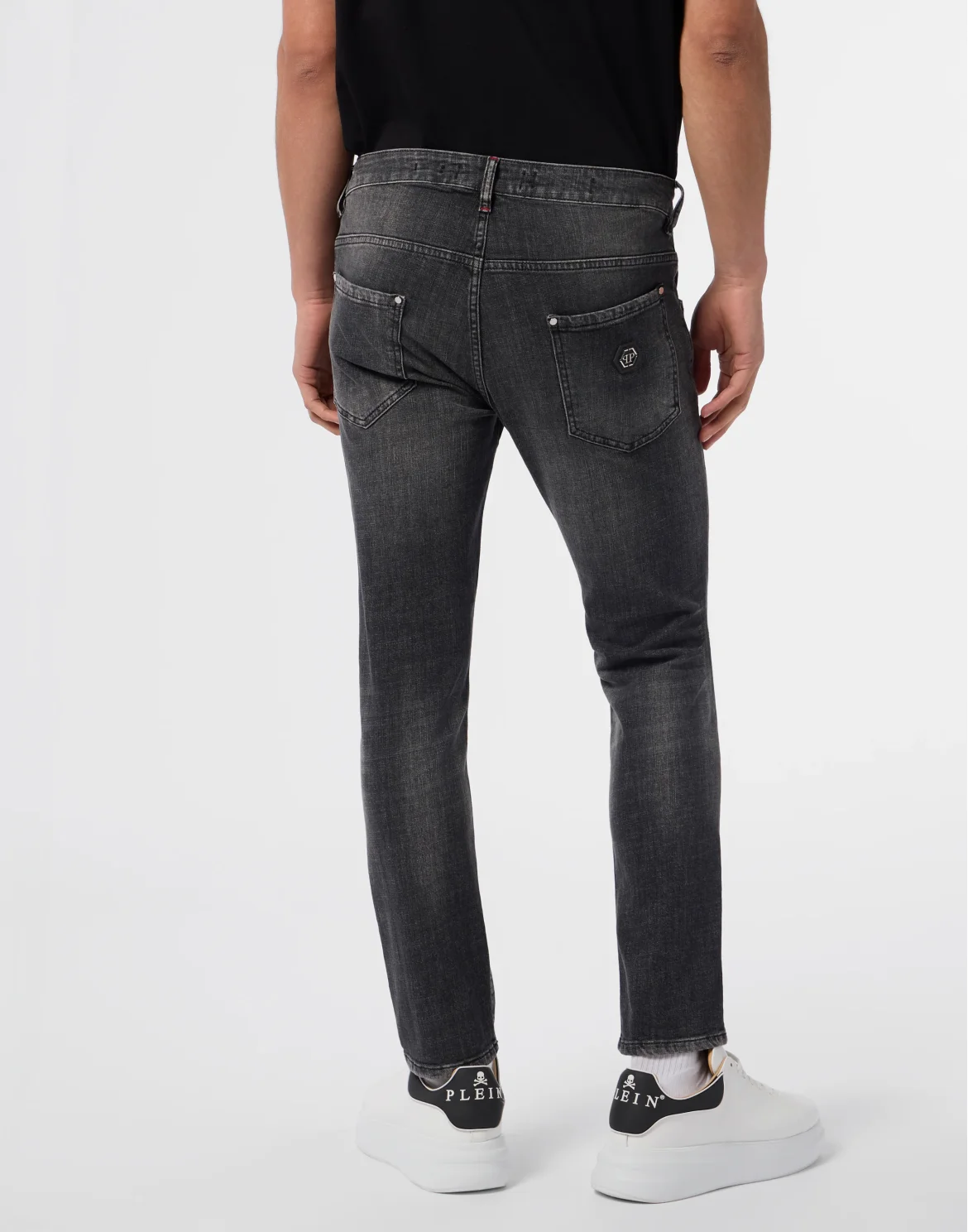 Skinny Fit Jeans Basic, цвет: Серый