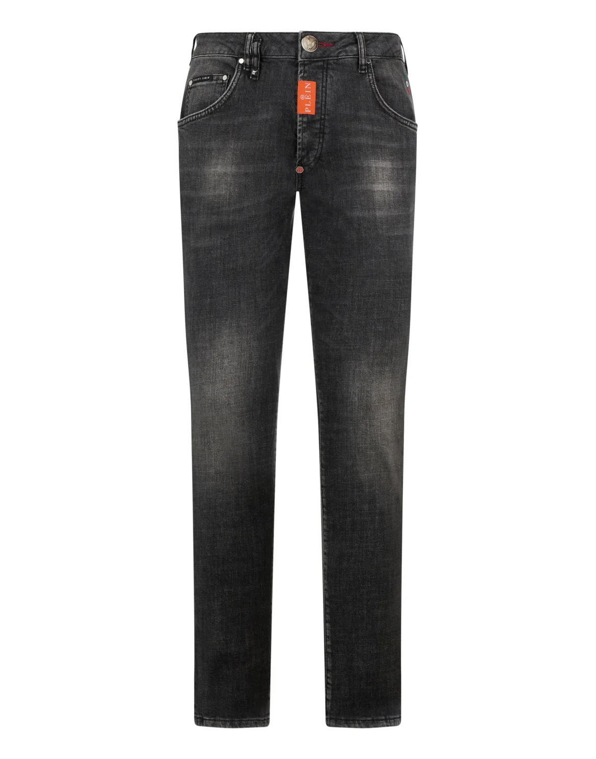 Skinny Fit Jeans Basic, цвет: Серый