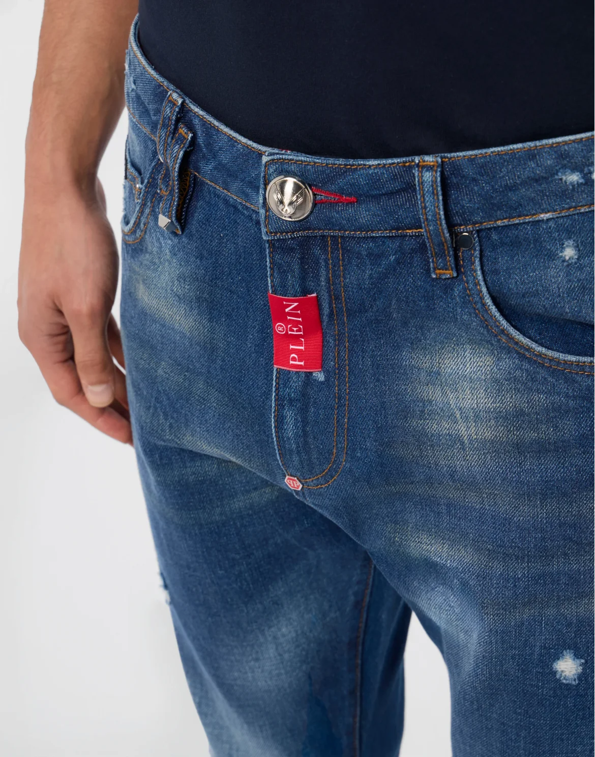 Detroit Fit Jeans Basic, цвет: Темно-синий деним