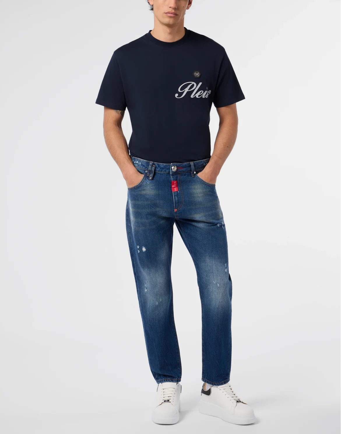 Detroit Fit Jeans Basic, цвет: Темно-синий деним