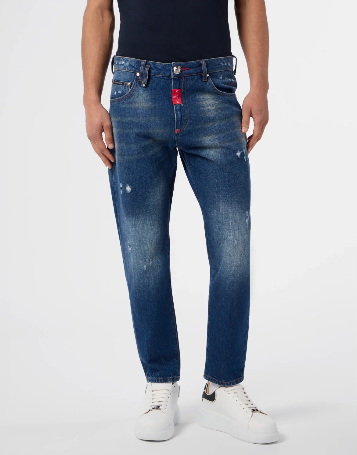 Detroit Fit Jeans Basic, цвет: Темно-синий деним