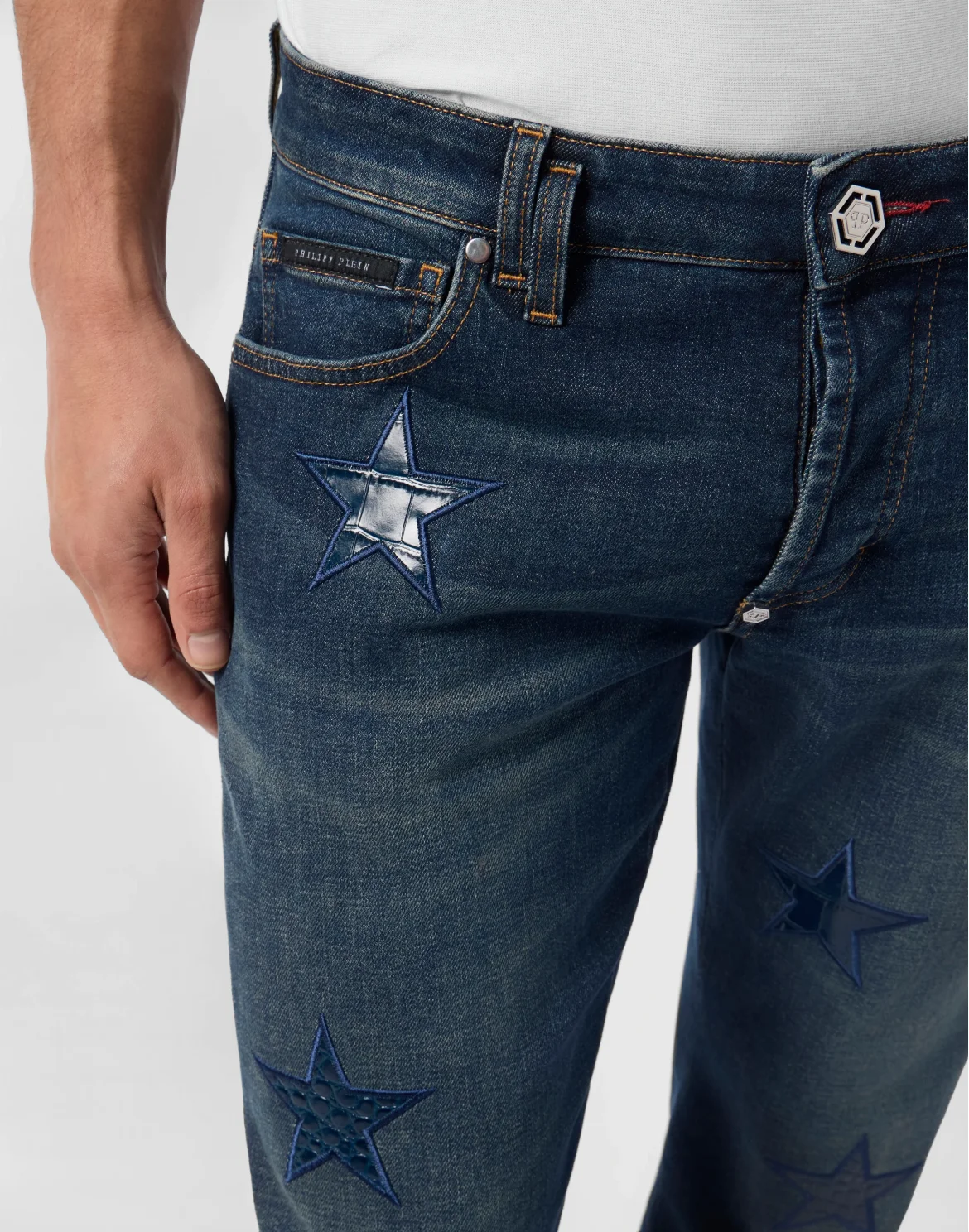 Super Straight Cut Jeans Cocco Stars, цвет: Синий