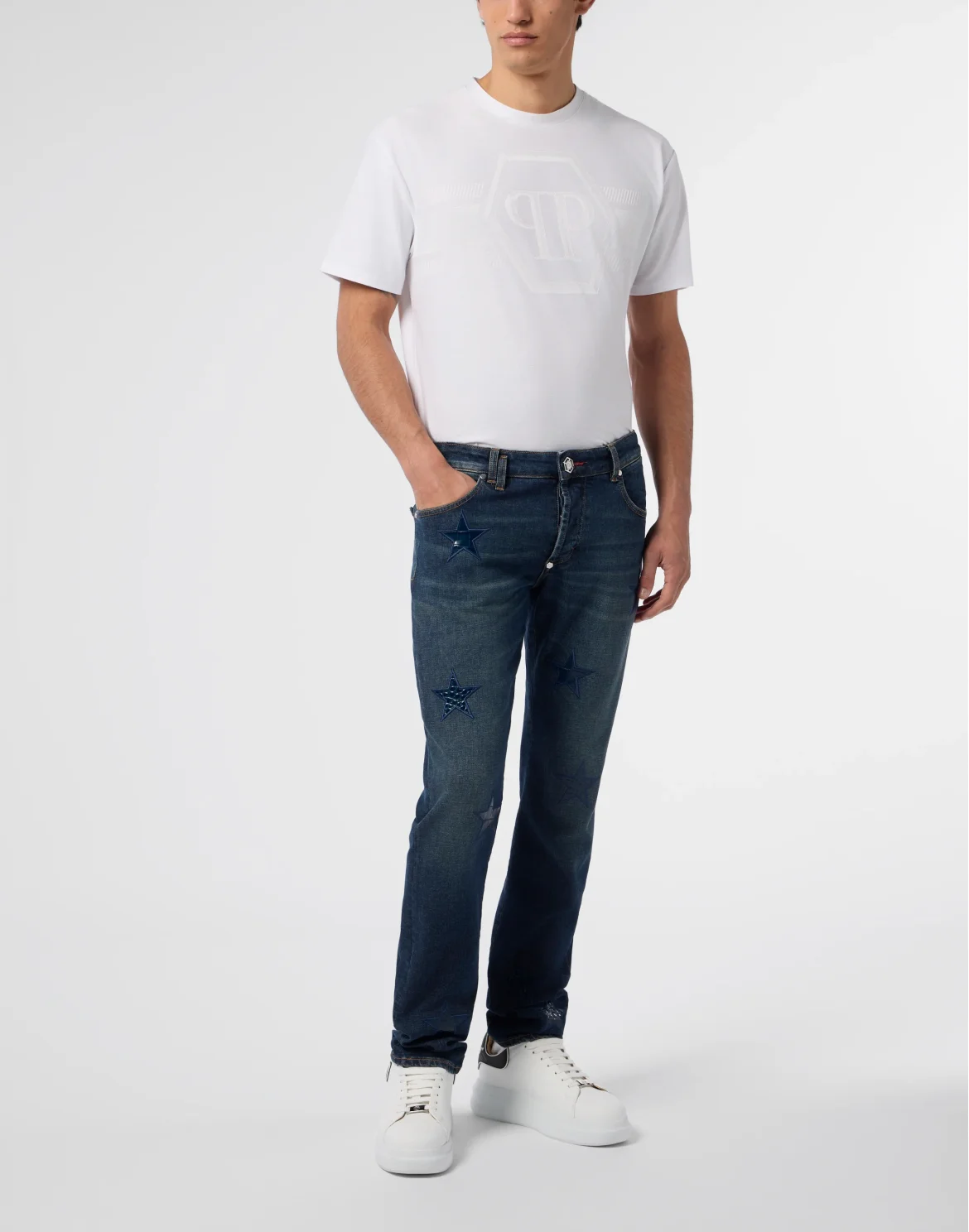 Super Straight Cut Jeans Cocco Stars, цвет: Синий