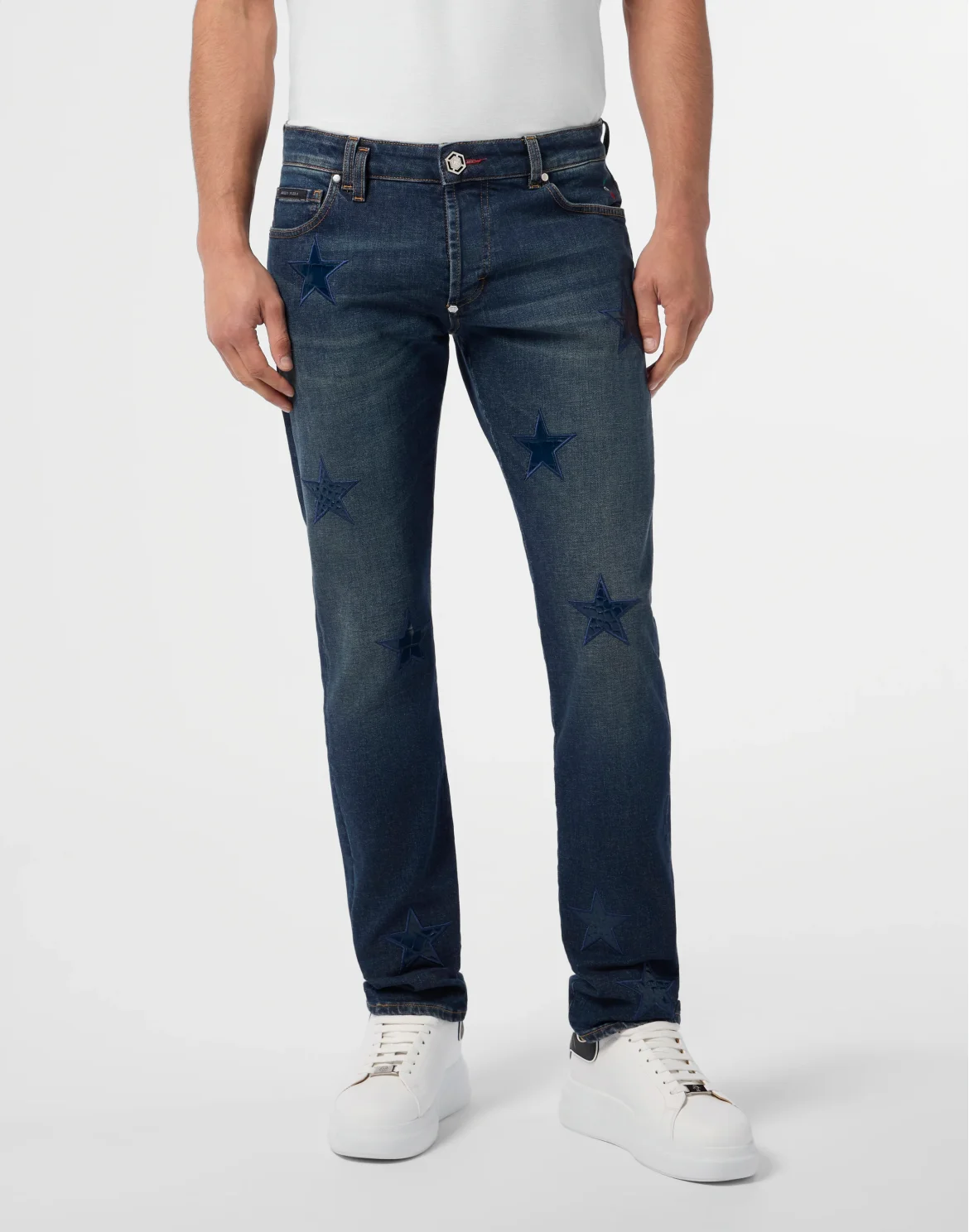 Super Straight Cut Jeans Cocco Stars, цвет: Синий