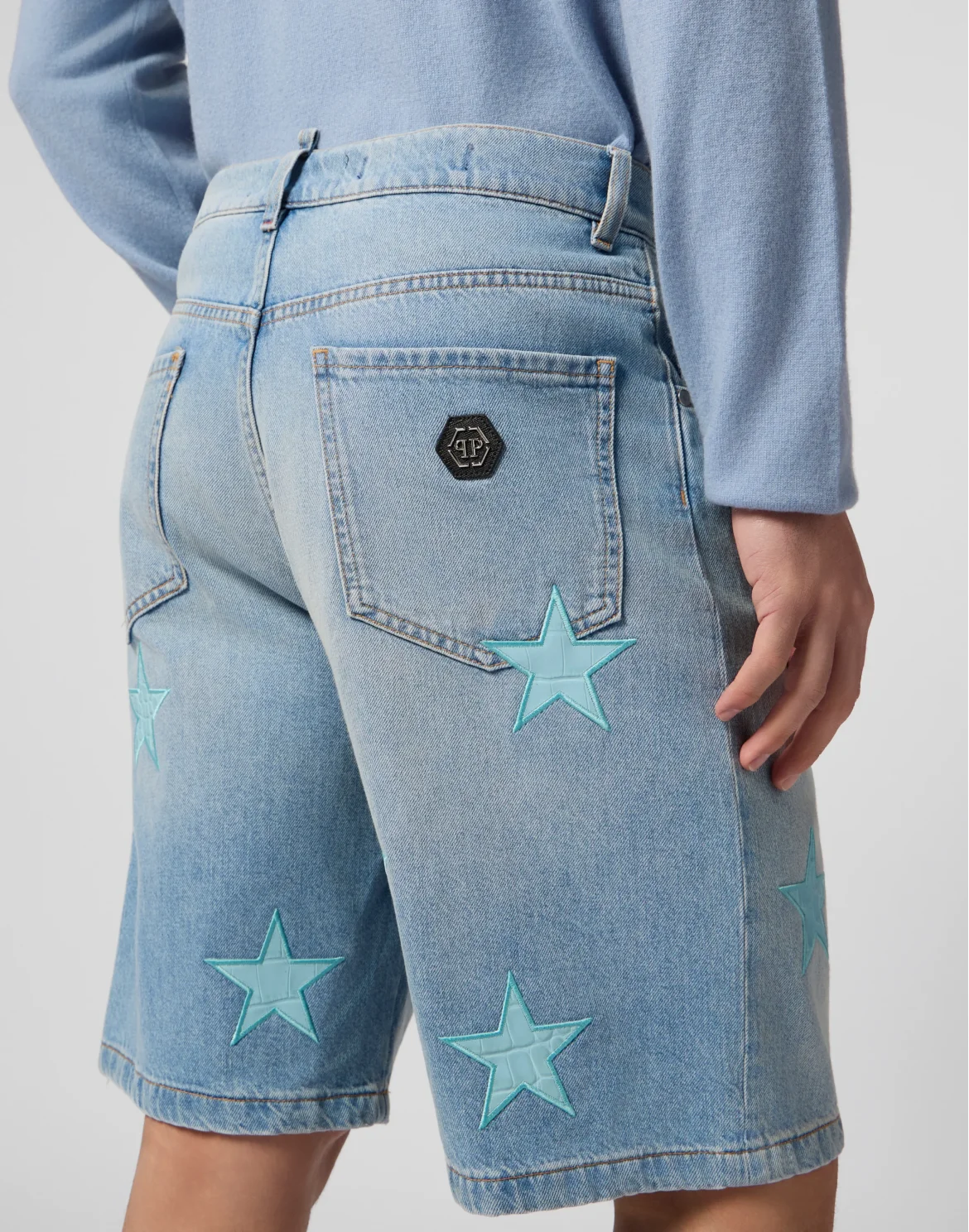 Denim Shorts Cocco Stars, цвет: Голубой