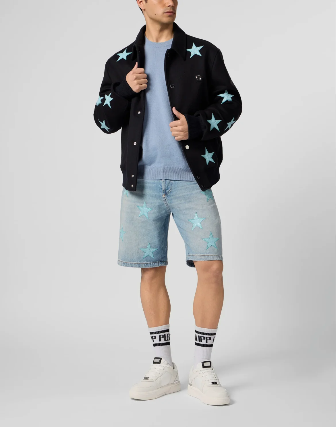 Denim Shorts Cocco Stars, цвет: Голубой