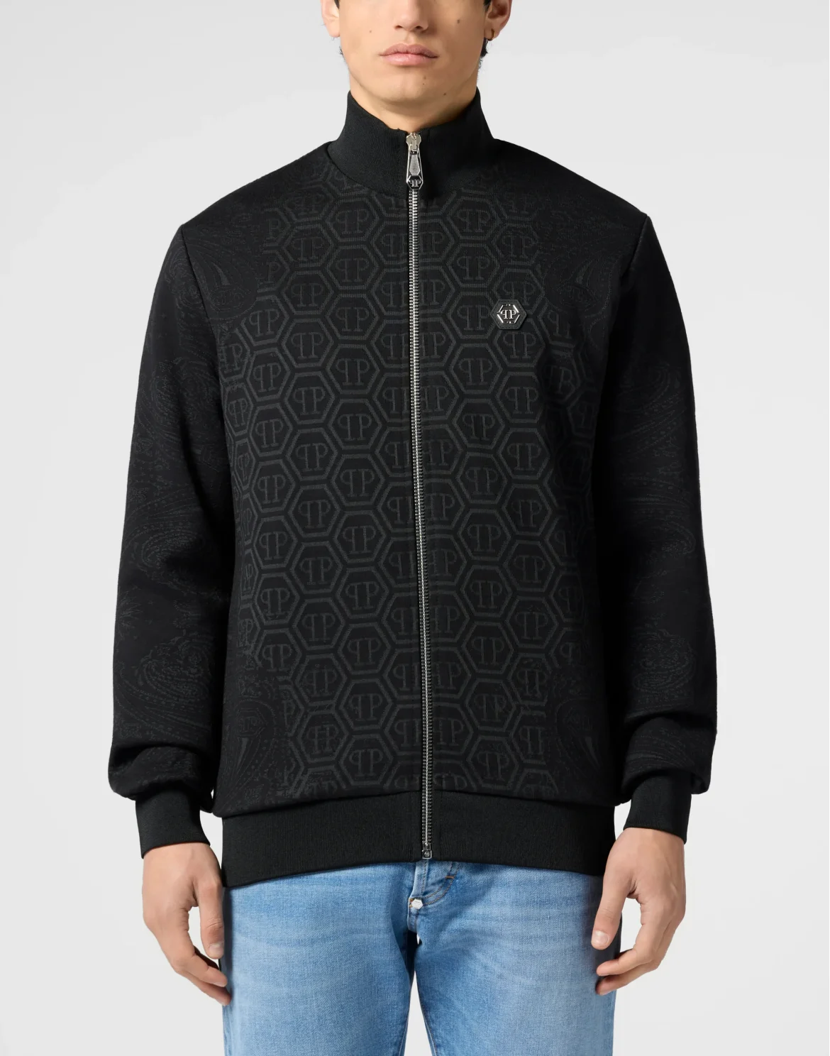 Tracksuit Jacket Jacquard Monogram Paisley, цвет: Черный