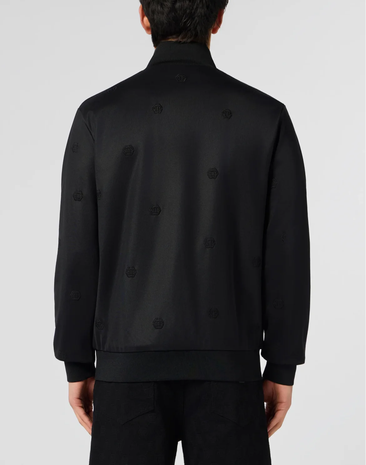 Embroidered Tracksuit Jacket Monogram Monogram, цвет: Черный