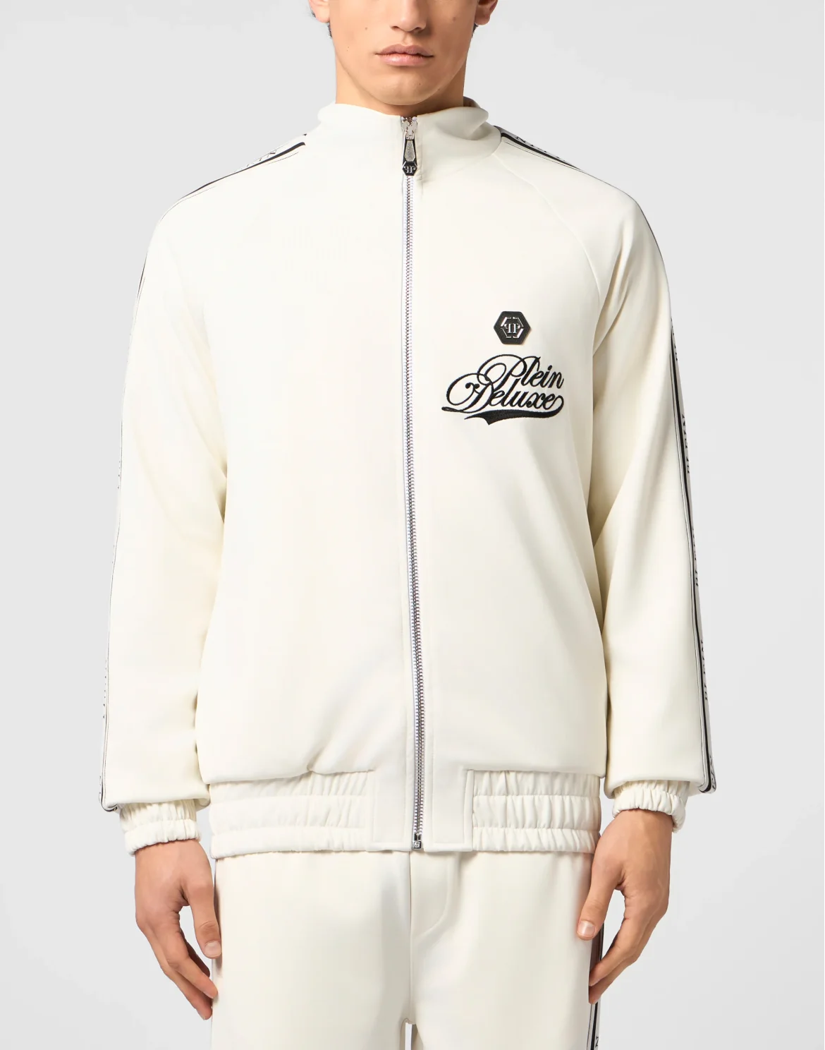 Tracksuit Jacket Plein Deluxe Signature Signature, цвет: Бежевый