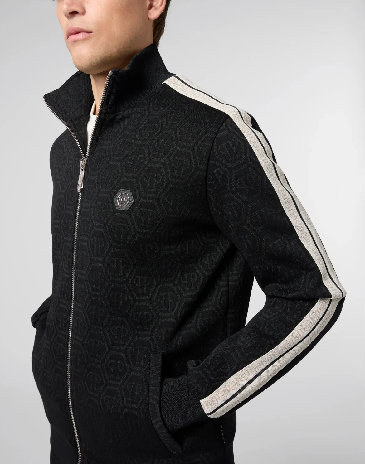 Tracksuit Jacket Monogram Monogram, цвет: Черный
