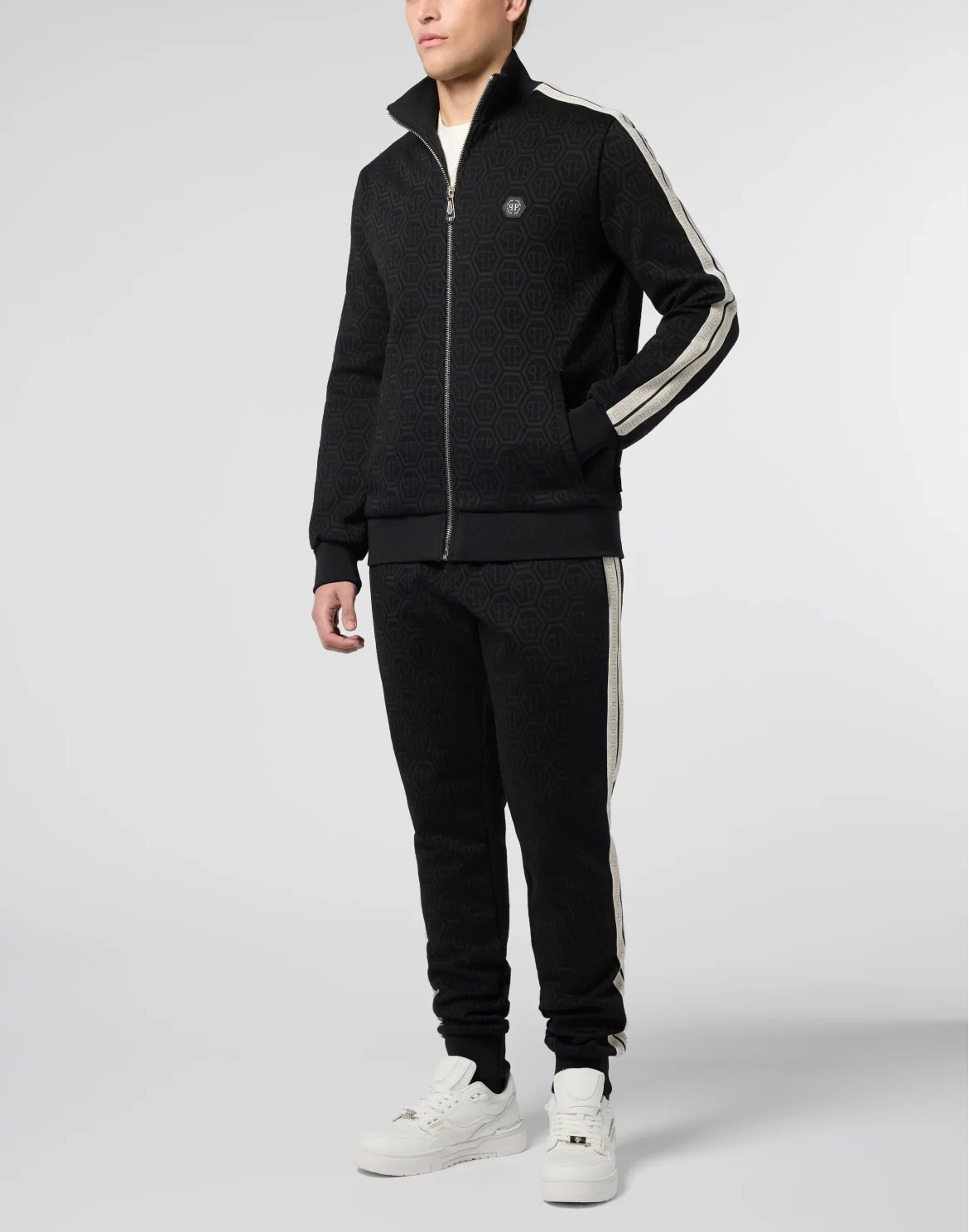 Tracksuit Jacket Monogram Monogram, цвет: Черный