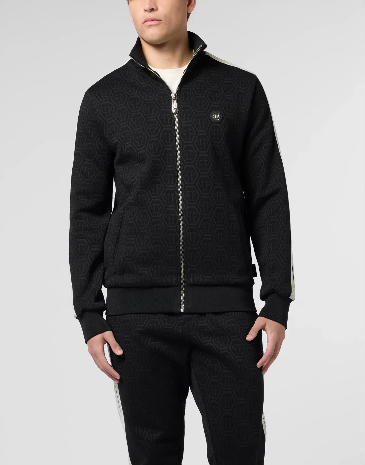 Tracksuit Jacket Monogram Monogram, цвет: Черный