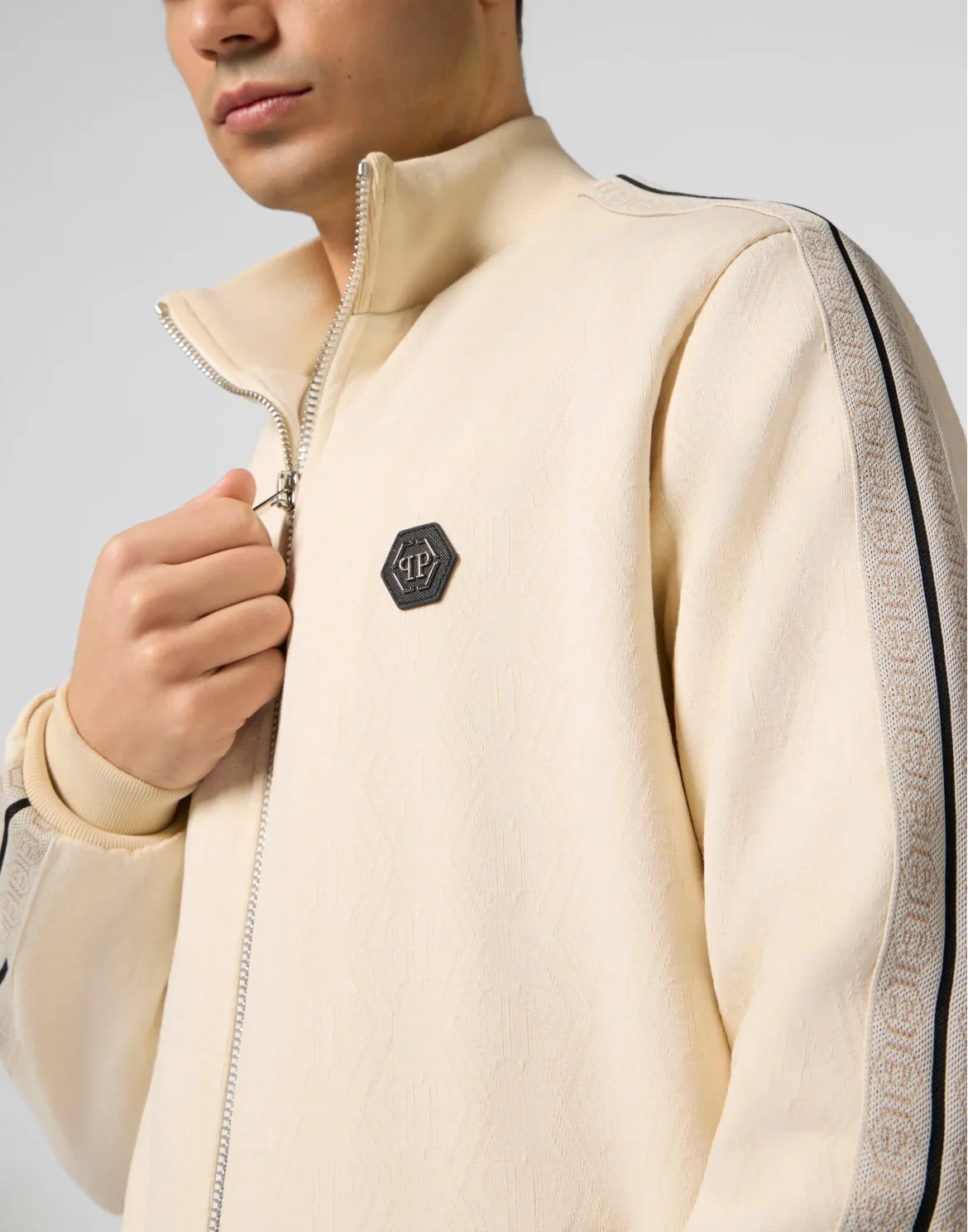 Tracksuit Jacket Monogram Monogram, цвет: Бежевый