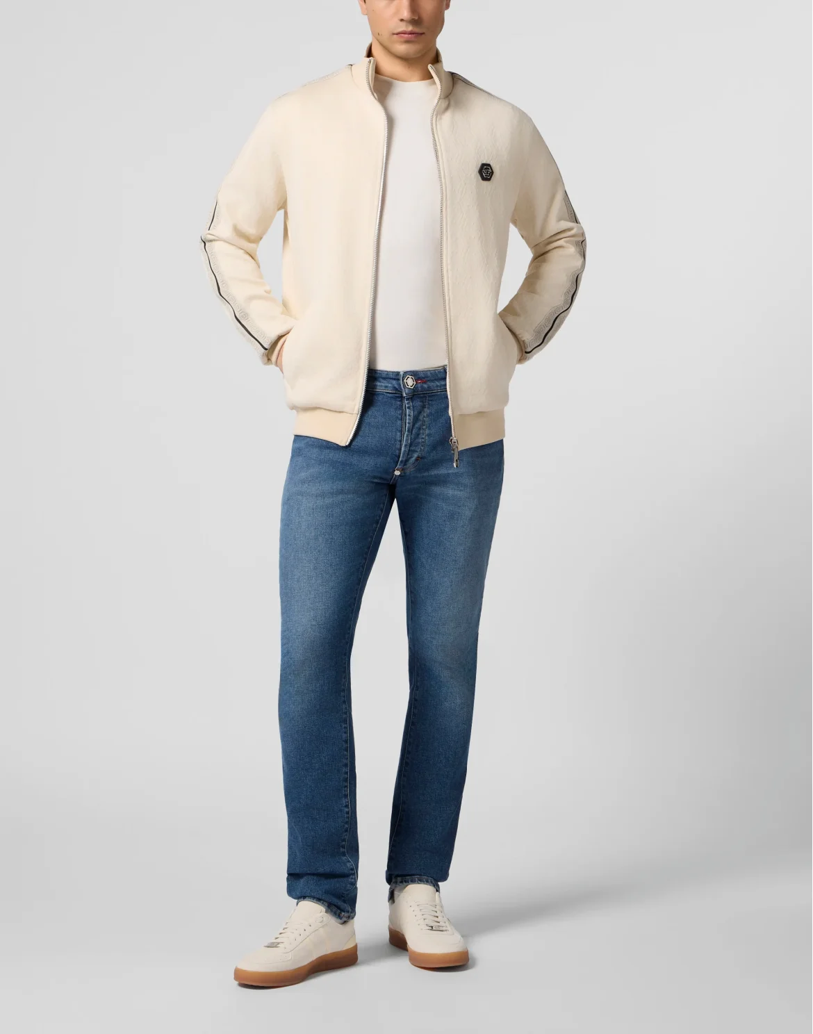 Tracksuit Jacket Monogram Monogram, цвет: Бежевый