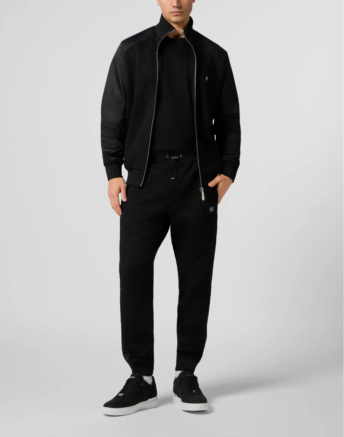 Composed Tracksuit Jacket Monogram Monogram, цвет: Черный