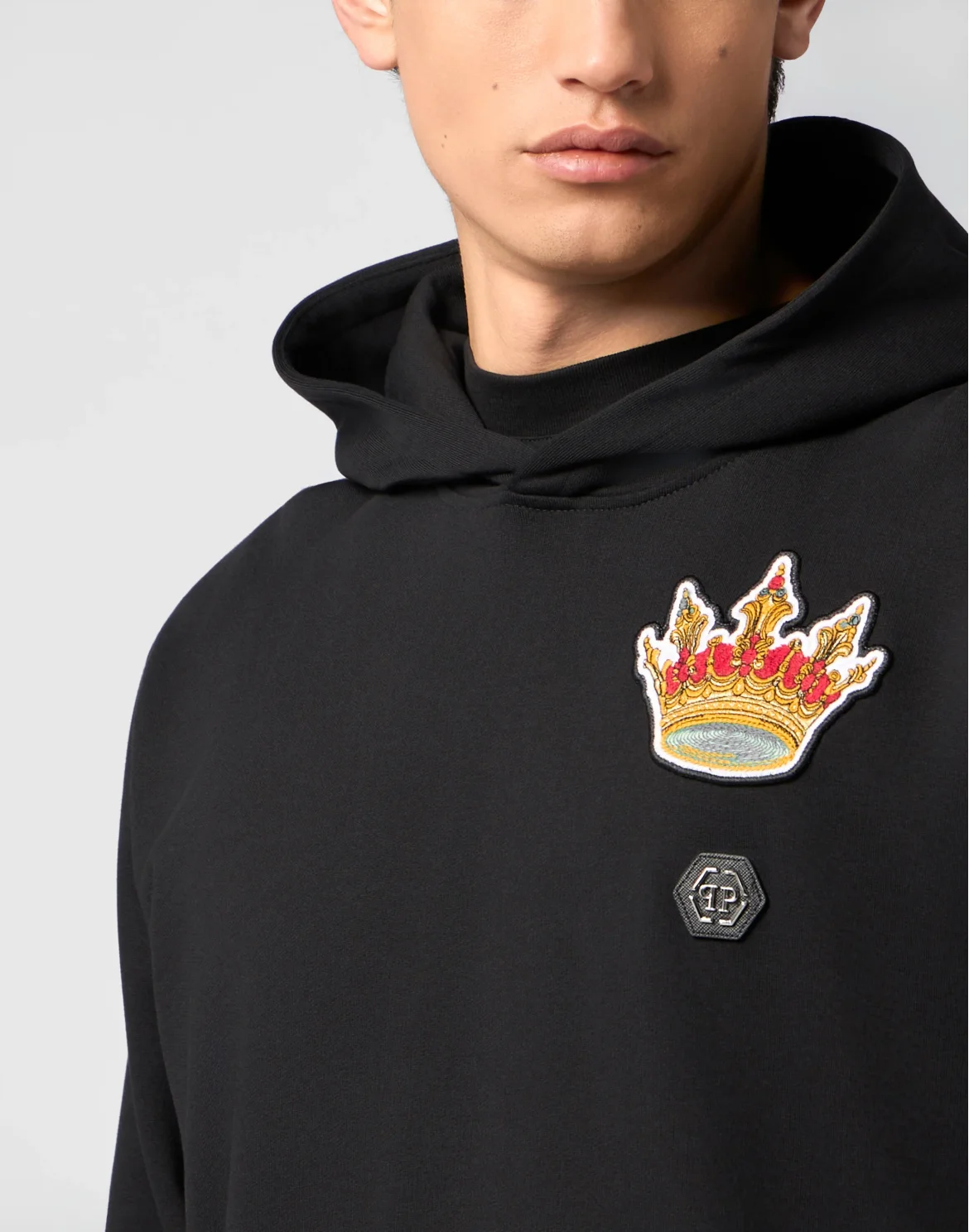 Hoodie Chest Crown, цвет: Черный
