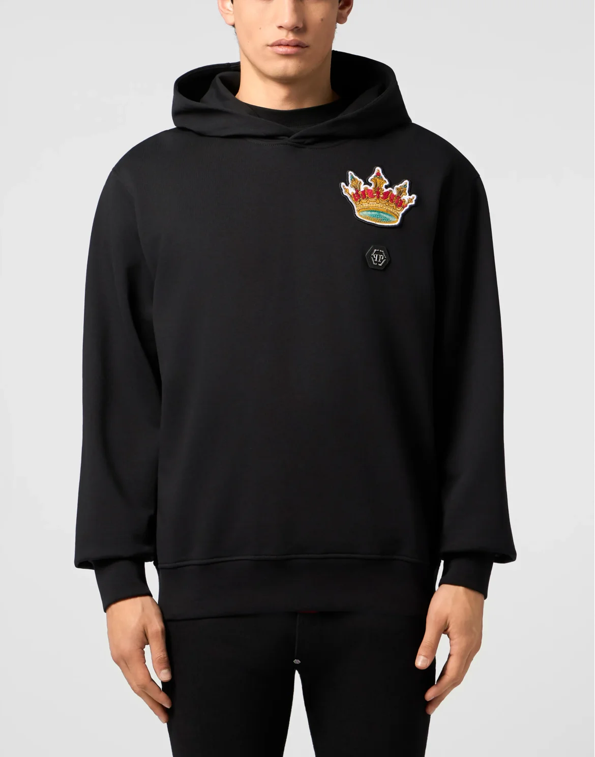 Hoodie Chest Crown, цвет: Черный