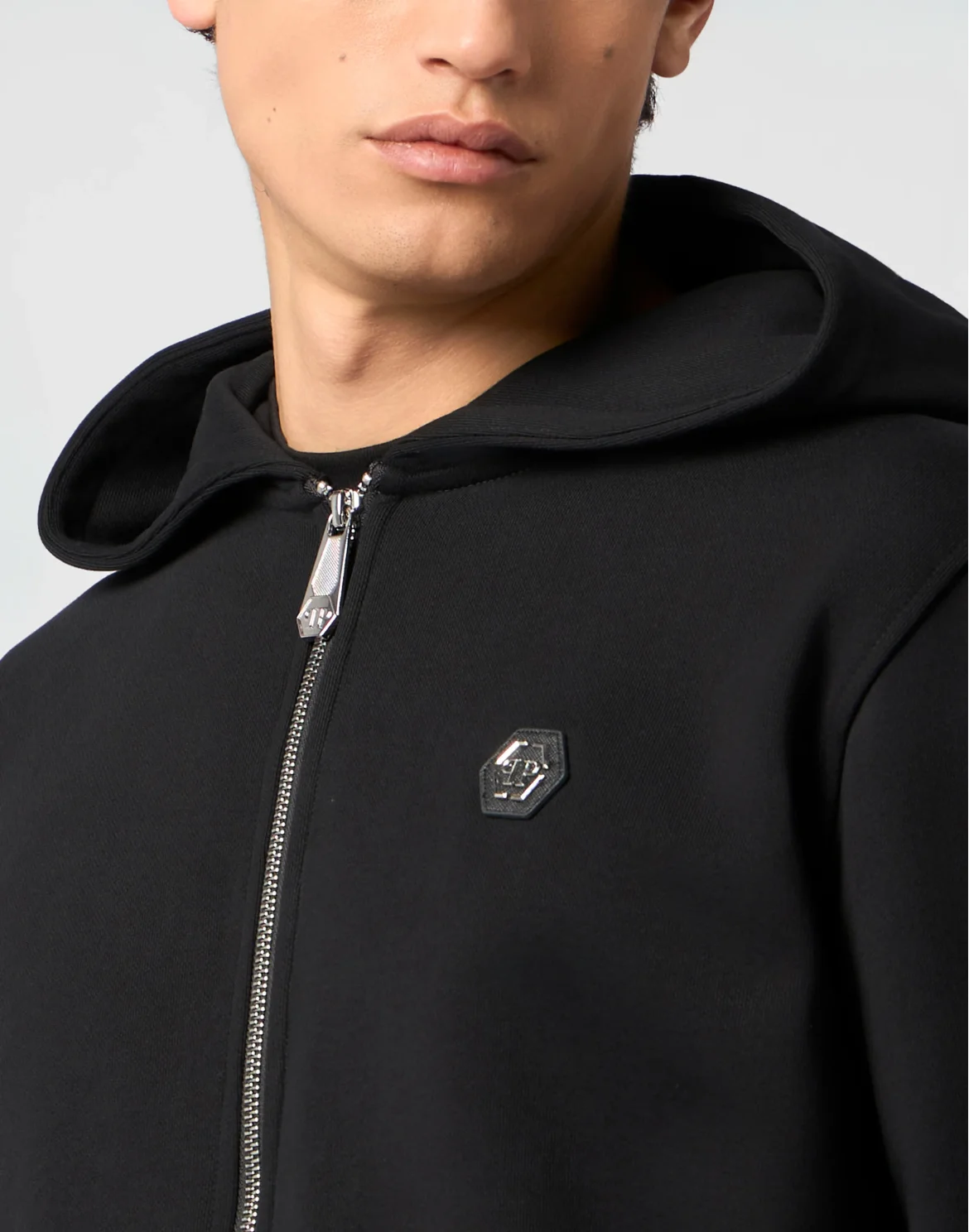 Zip Hoodie Basic, цвет: Черный