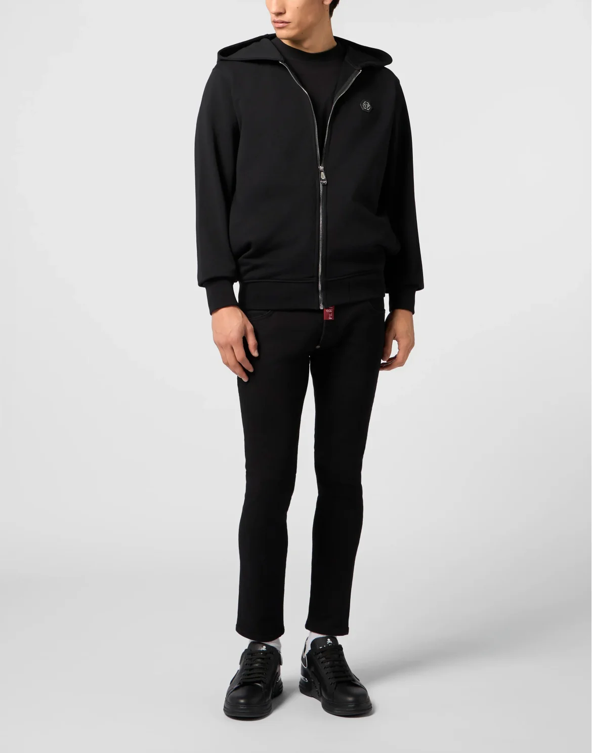 Zip Hoodie Basic, цвет: Черный