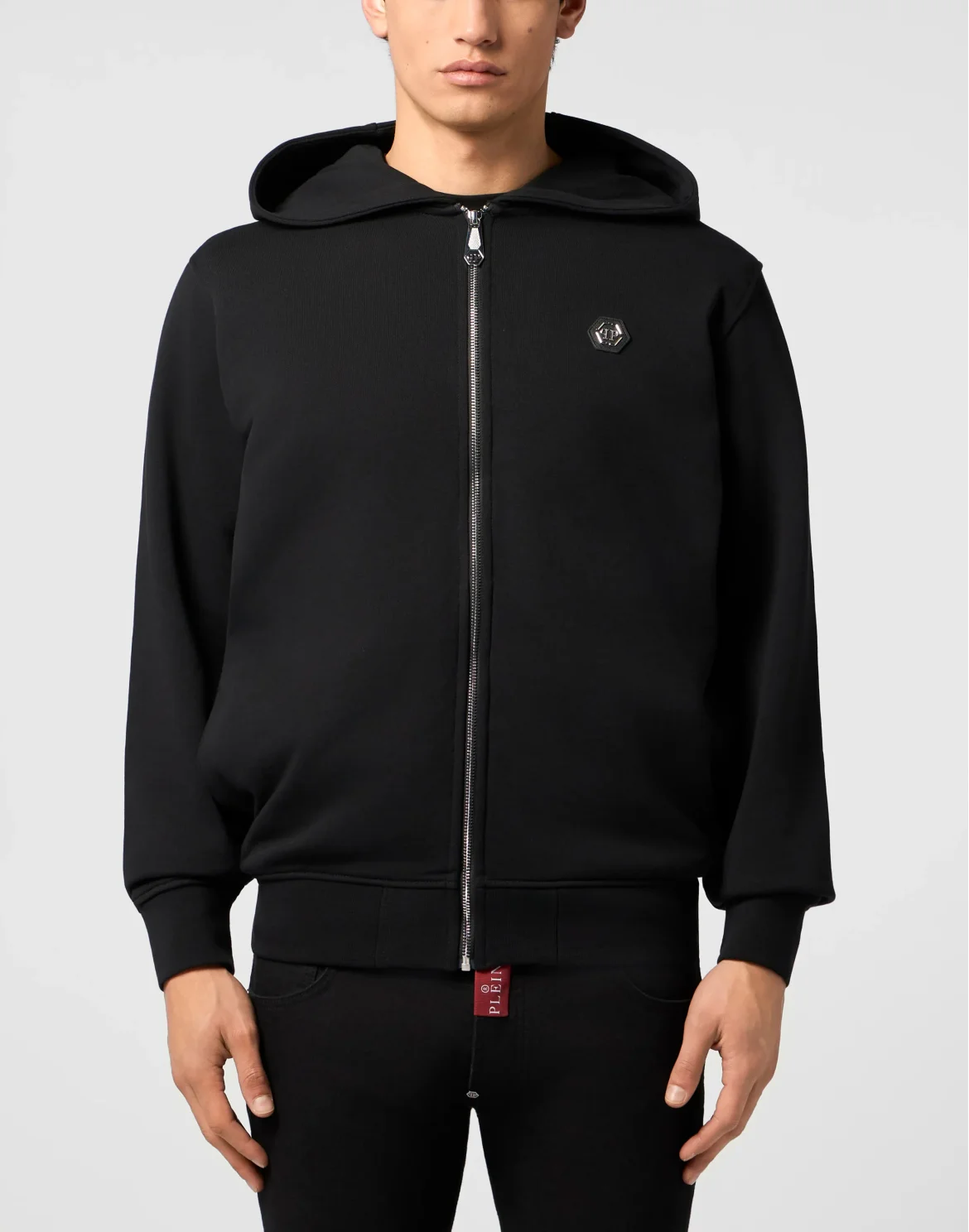 Zip Hoodie Basic, цвет: Черный