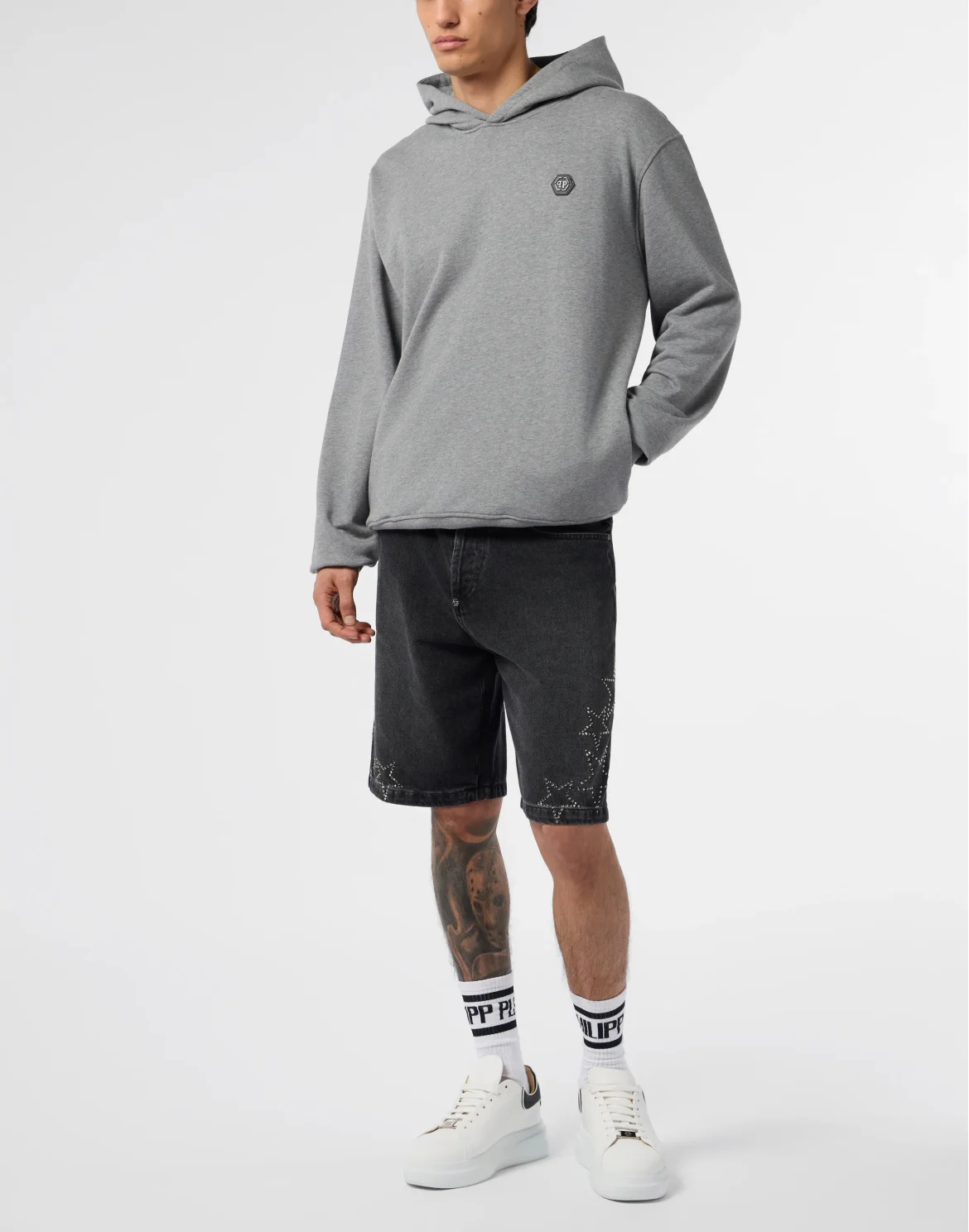 Fleece Hoodie Basic, цвет: Серый