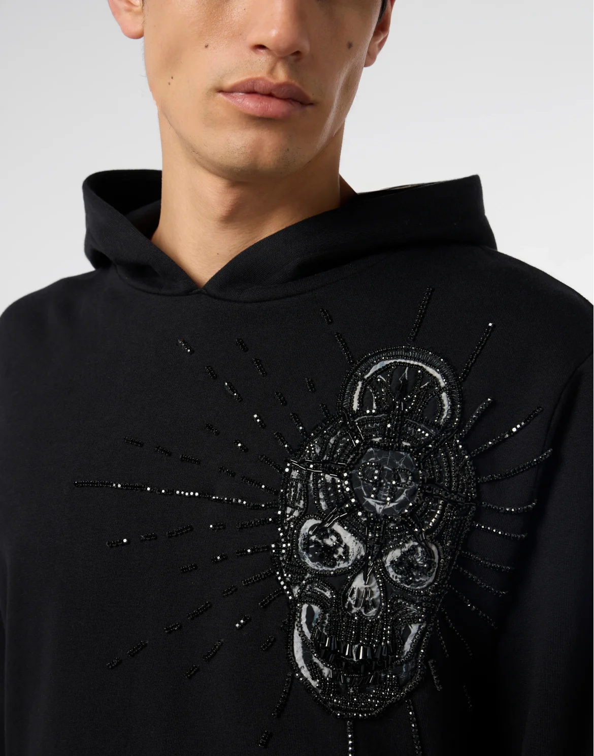 Hoodie Skull Stones, цвет: Черный